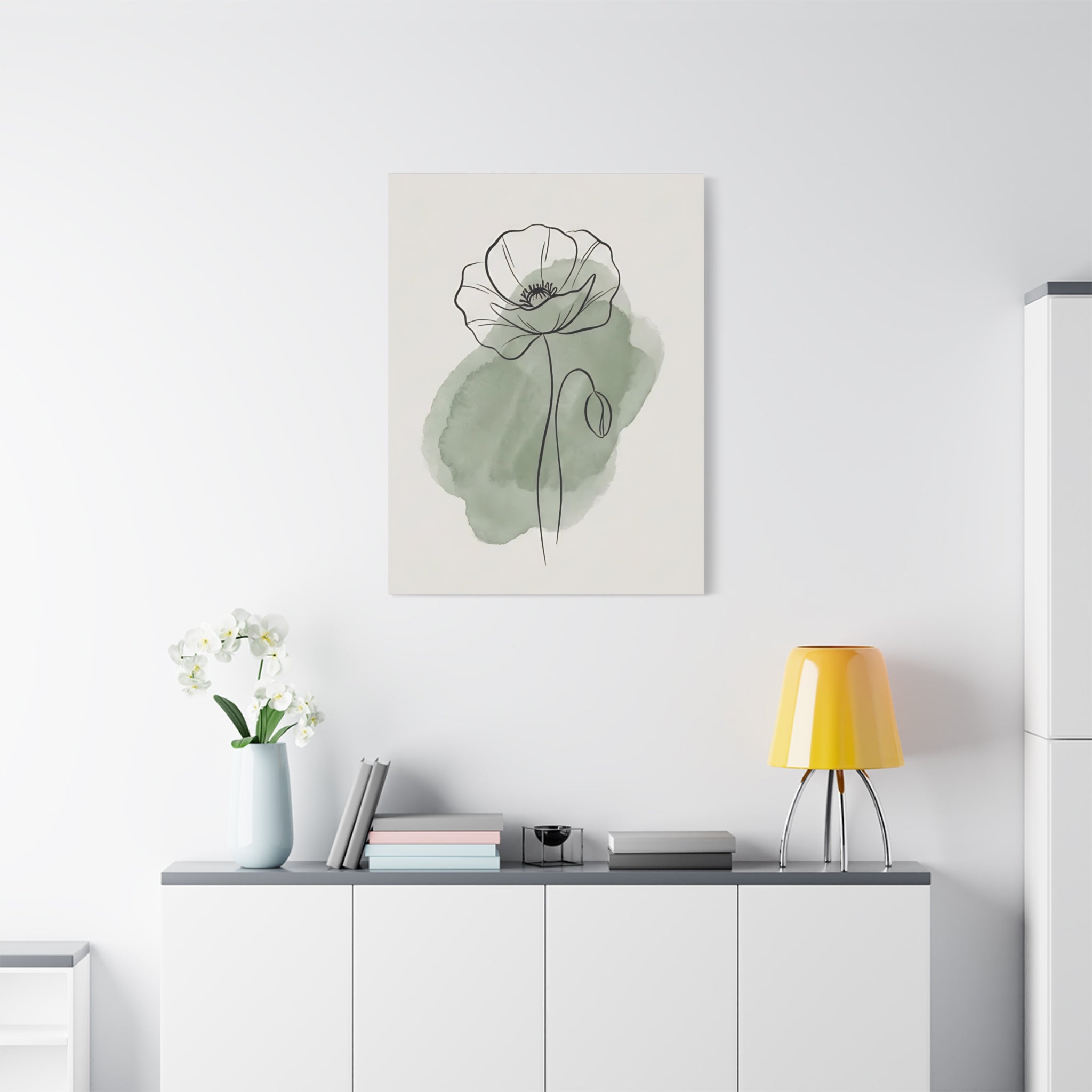 Poppy Sage Botanical Line