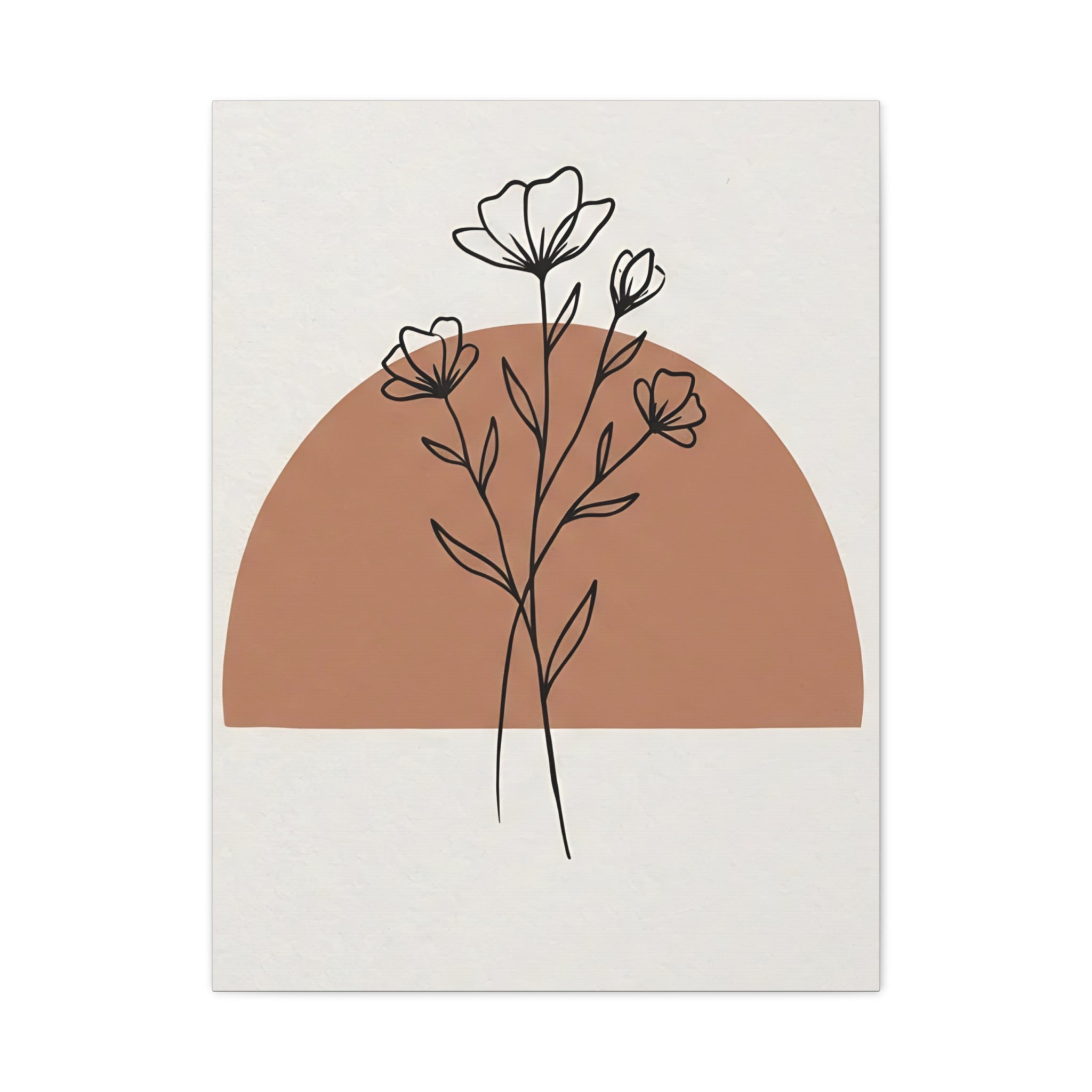 Wildflower Terracotta Minimalist