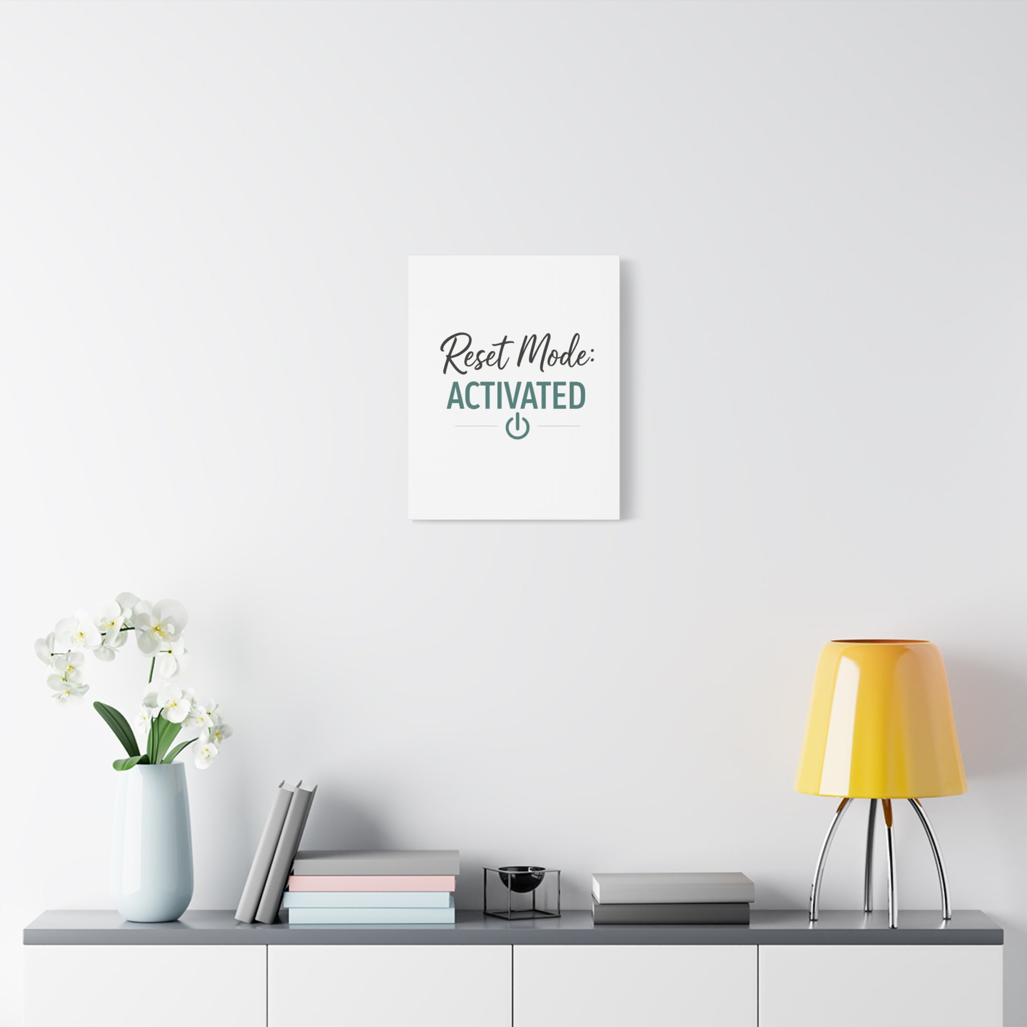Reset Mode: Activated (Teal) — Wall Canvas