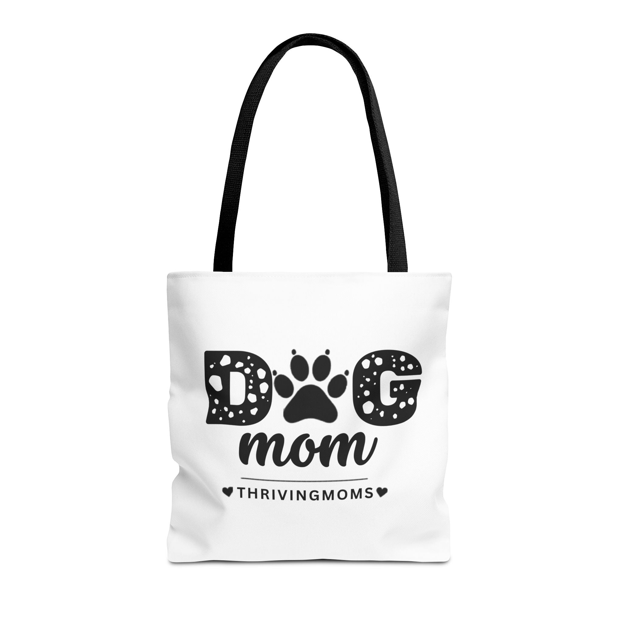 Dog Mom Tote Bag Black — for the mom whose dog goes everywhere with her — ThrivingMoms