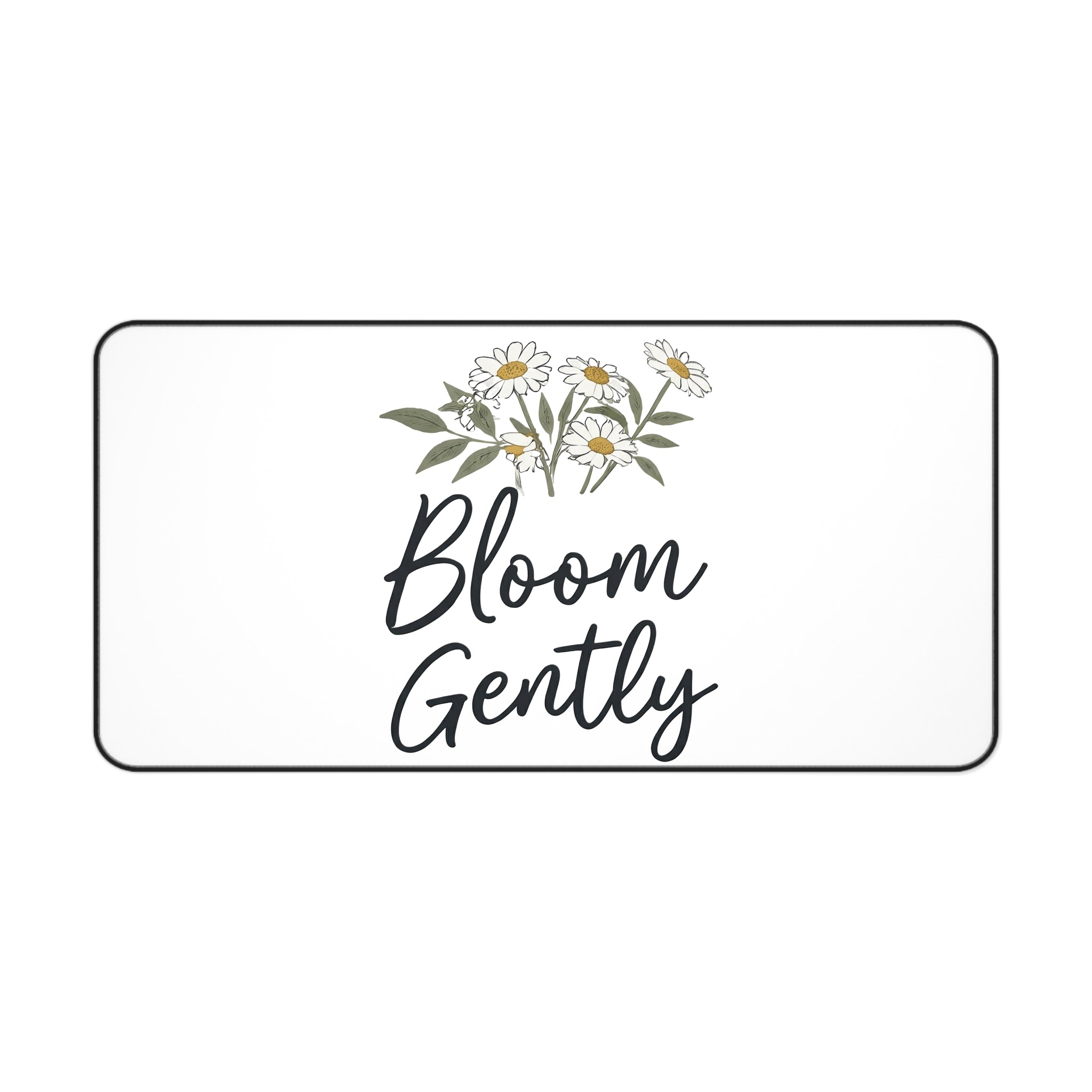 Bloom Gently Floral desk mat - desk mat - home office gift for moms