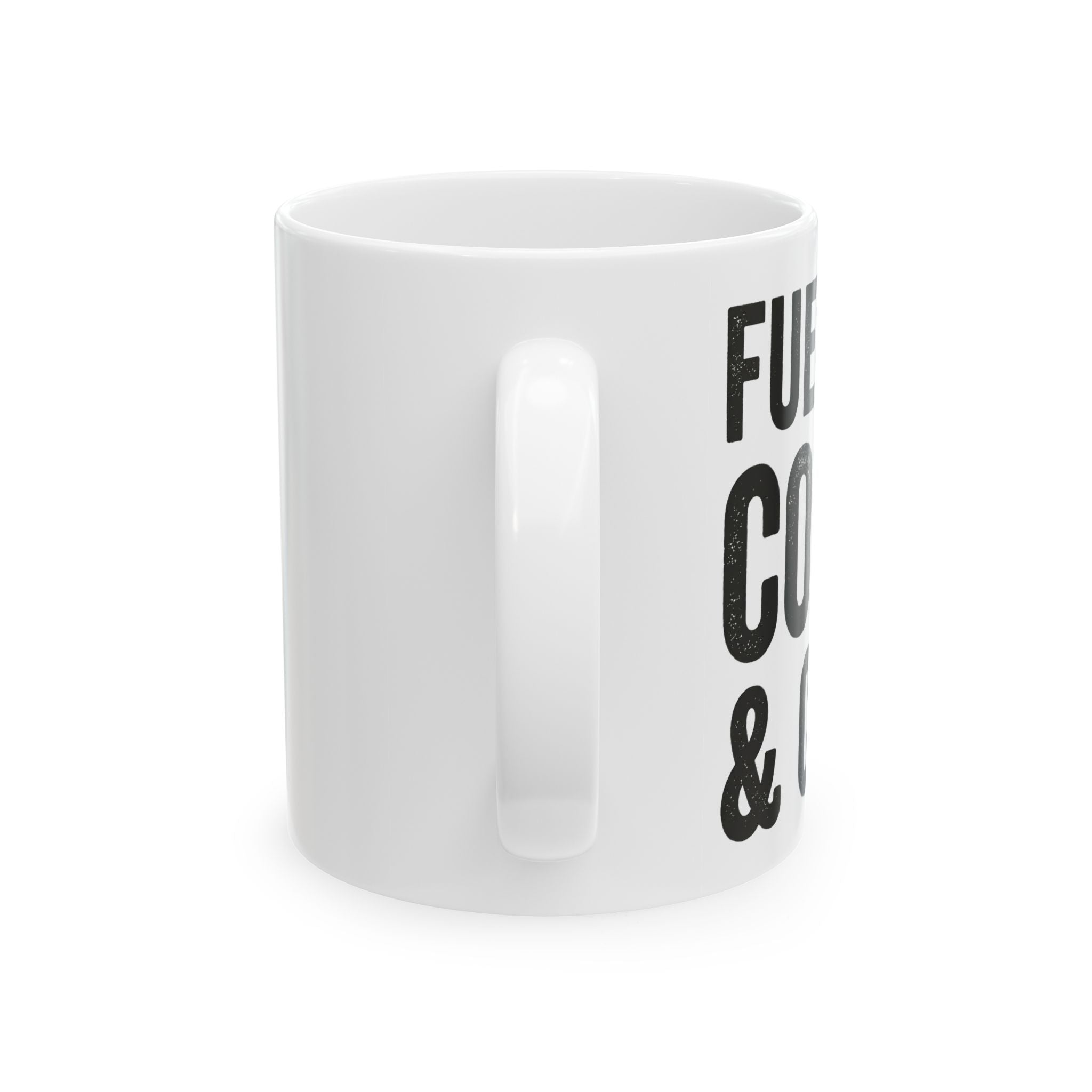 Fueled by Coffee and Chaos ceramic mug - mug - funny mom gift