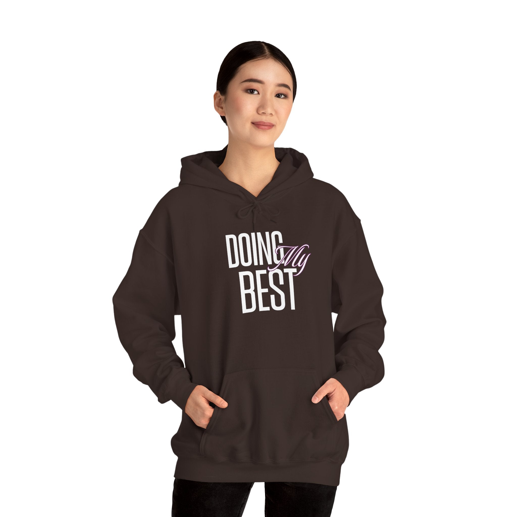 Doing My Best hoodie dark chocolate - hoodie - gift for moms