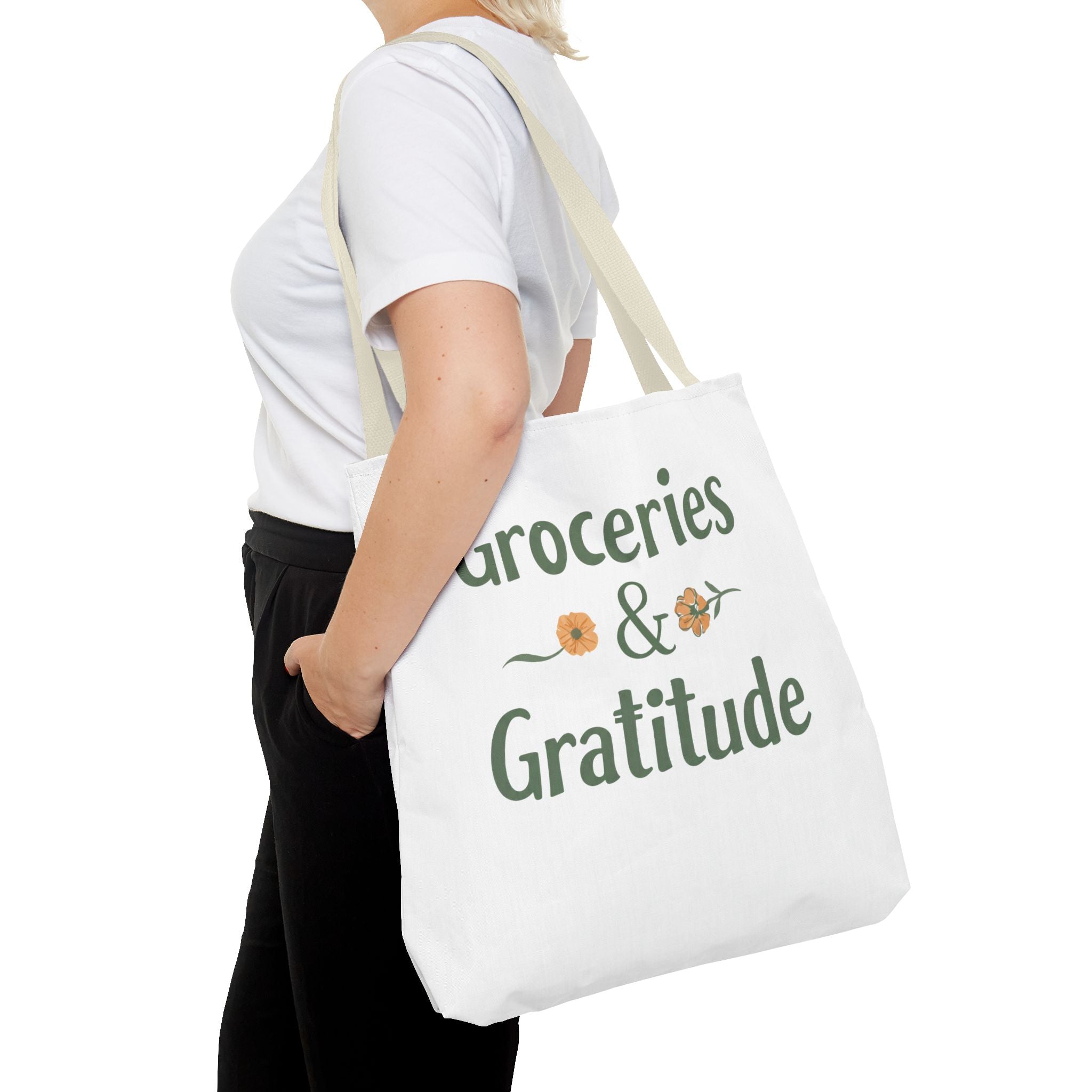 Groceries & Gratitude — Tote Bag