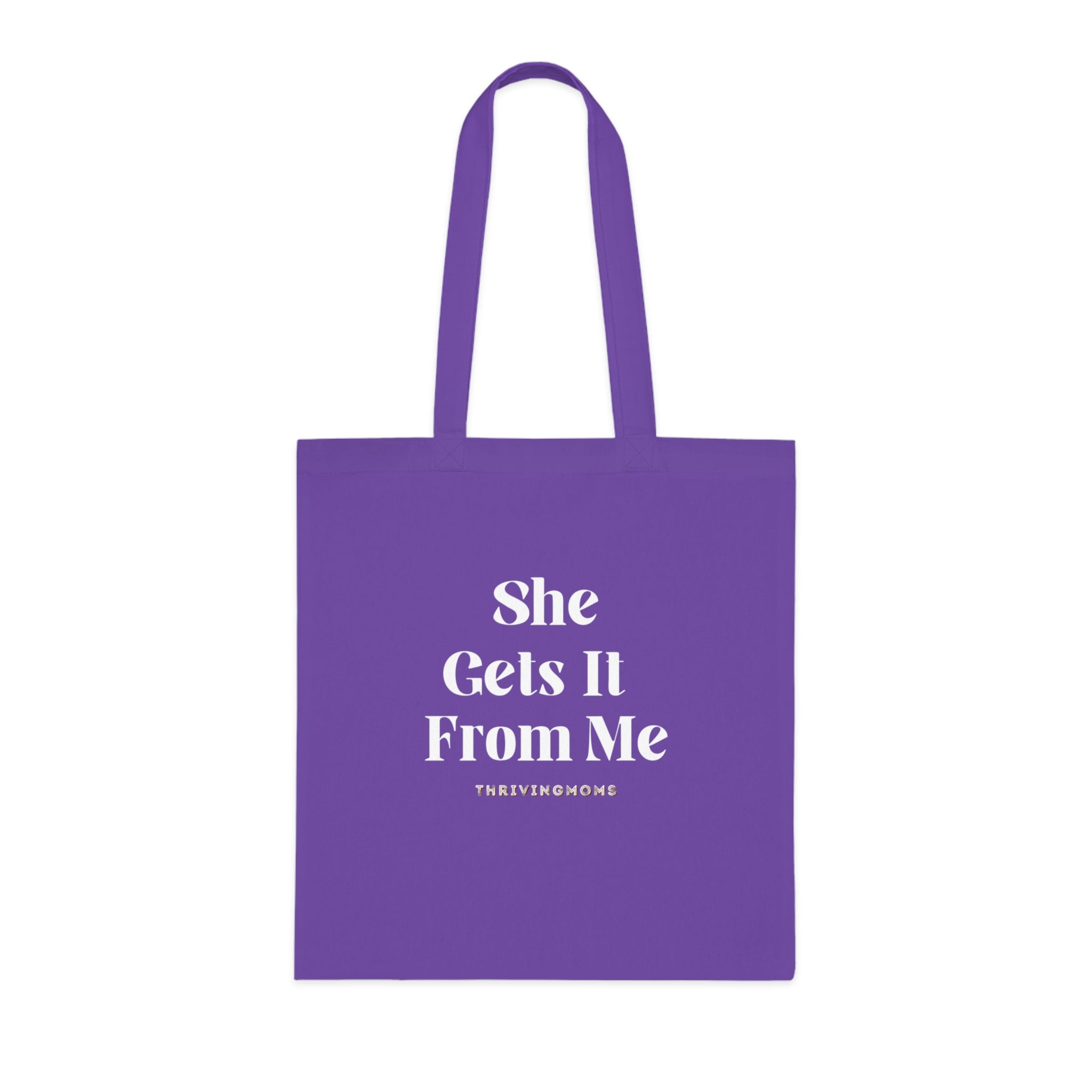 She Gets It From Me — Tote Bag