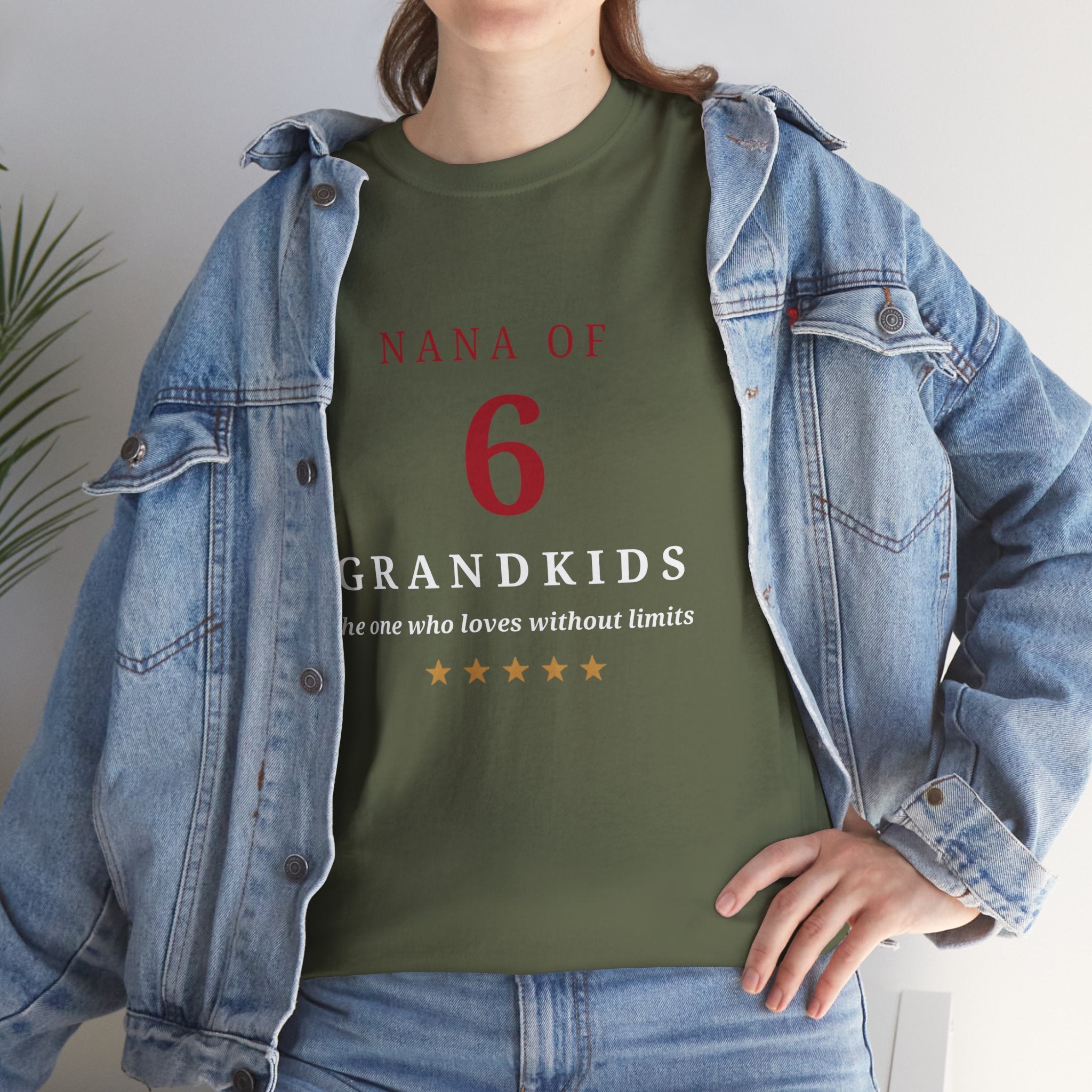 Nana of 6 Grandkids — T-Shirt
