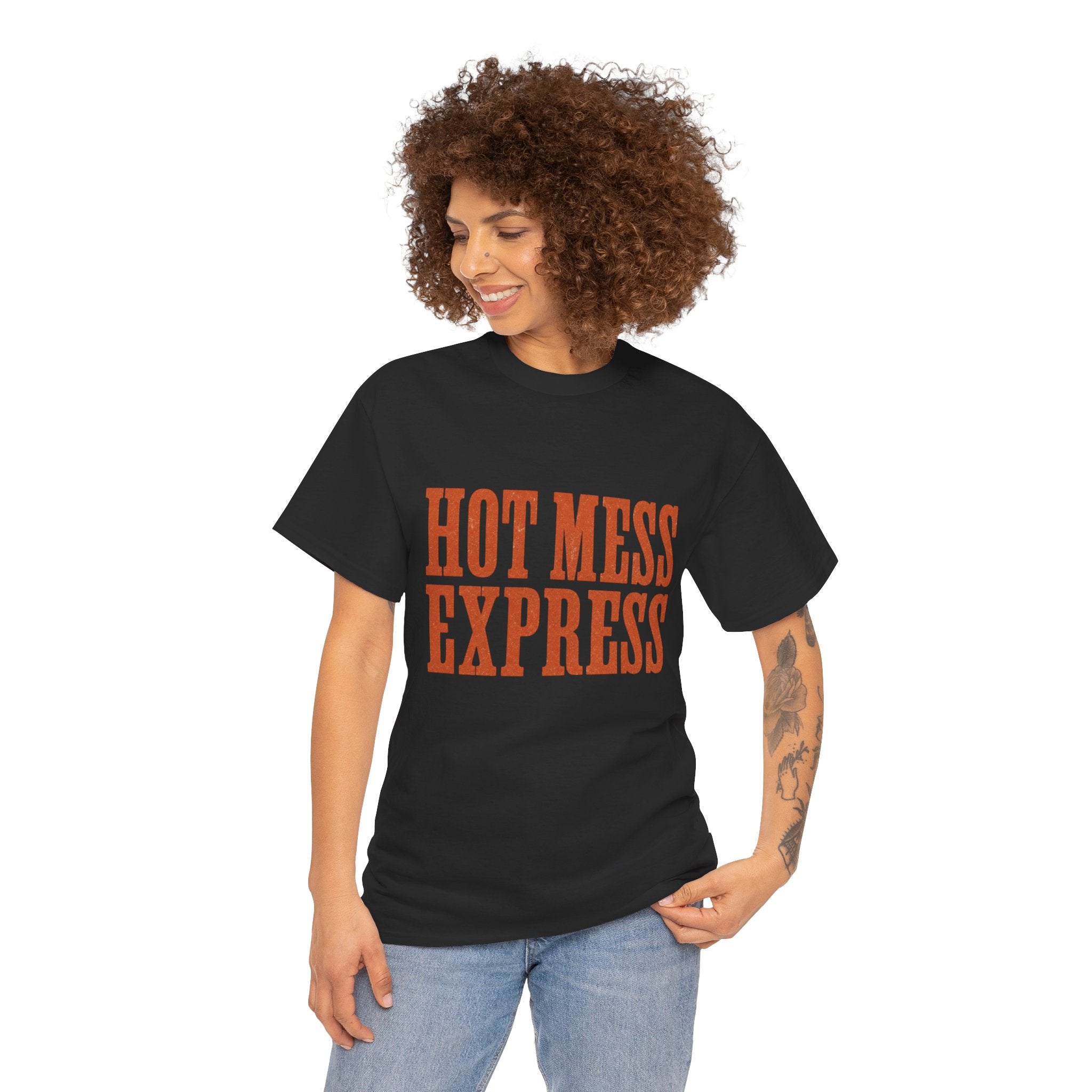 Hot Mess  Express t-shirt black - t-shirt - gift for moms