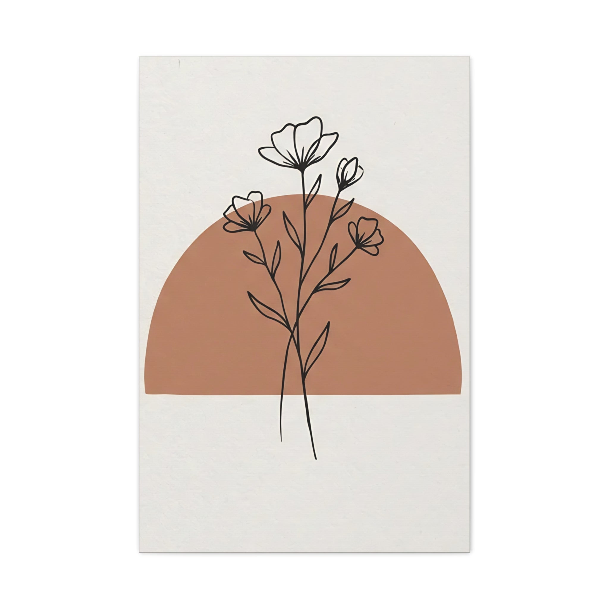 Wildflower Terracotta Minimalist