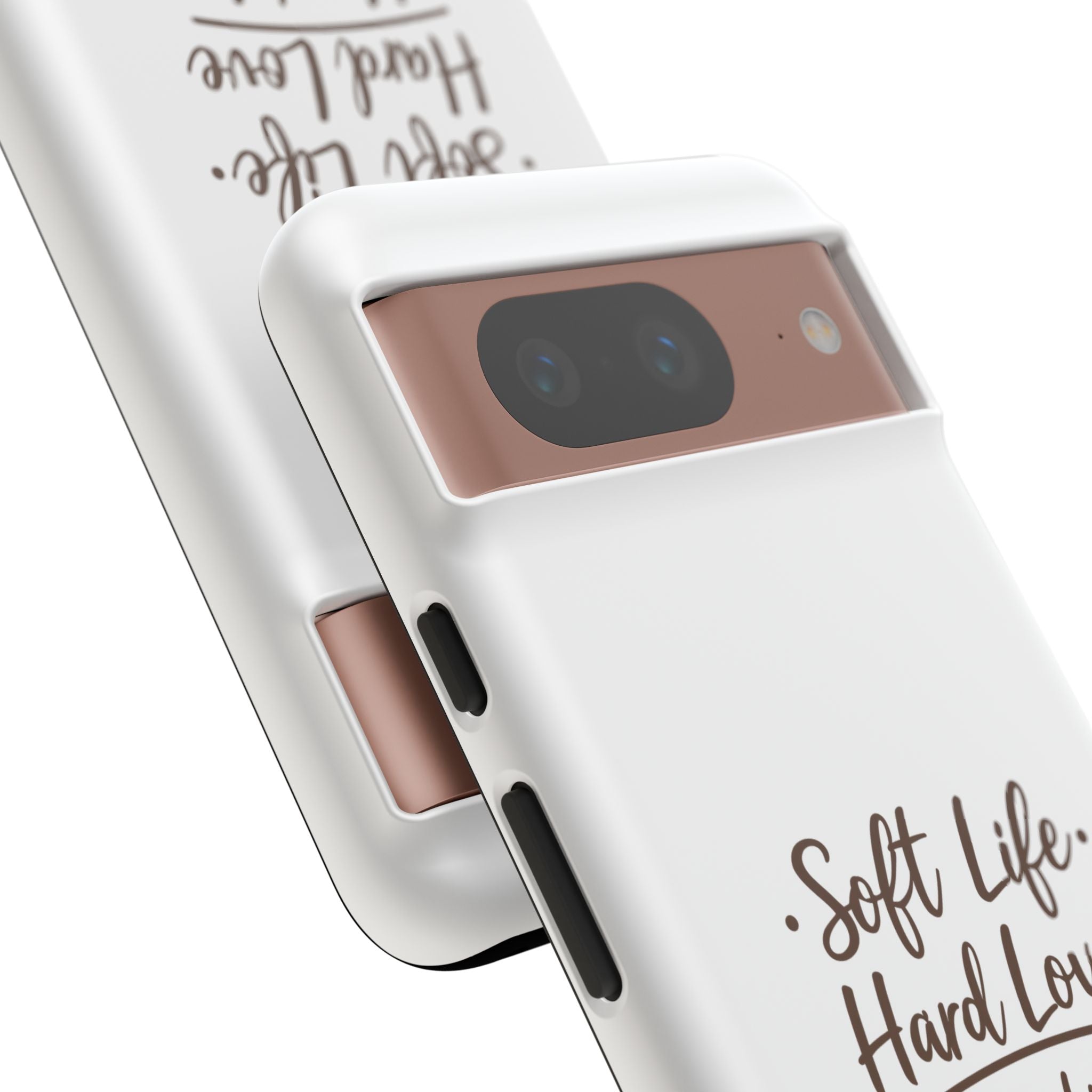 Soft Life Hard Love phone case - phone case - empowering mom gift