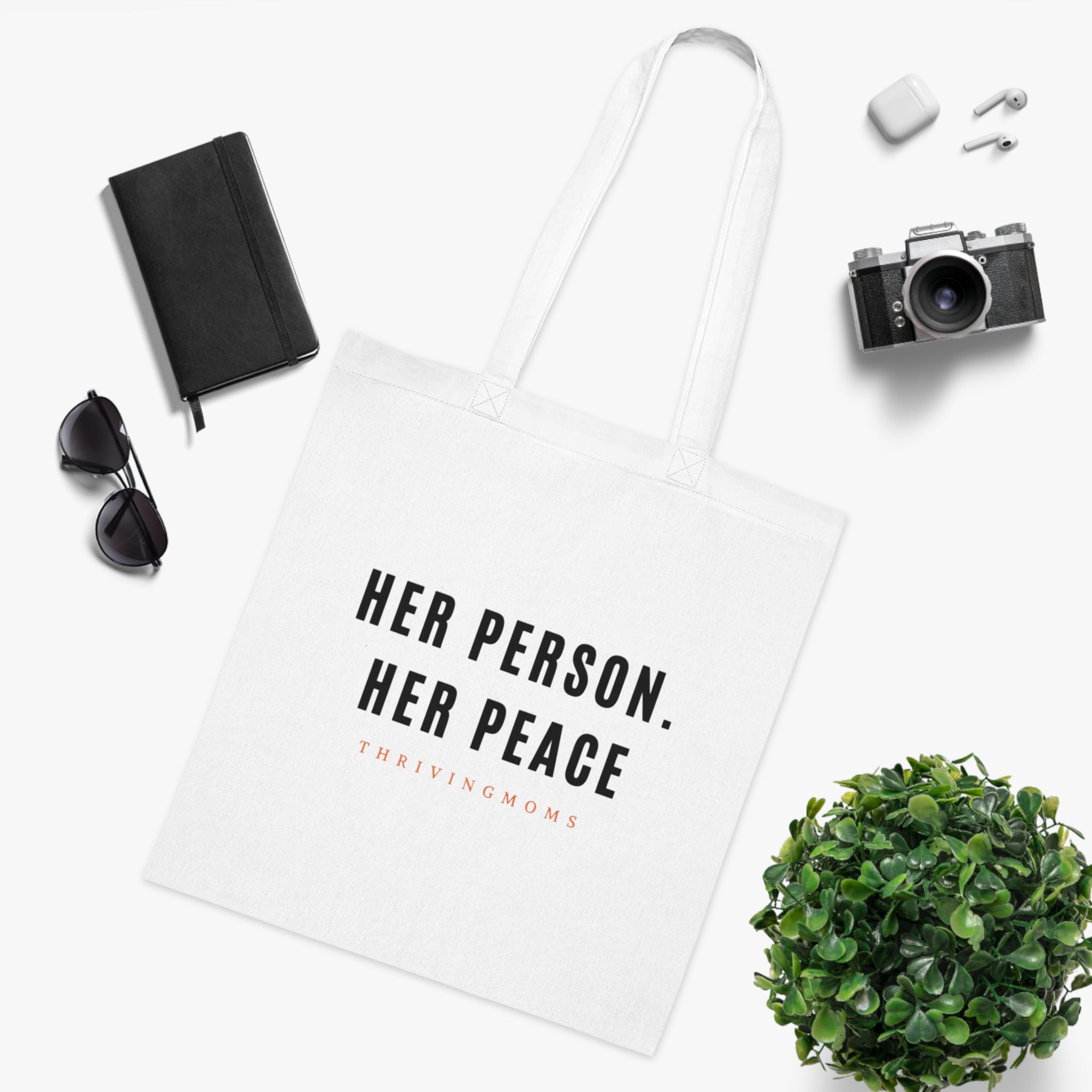 Her Person. Her Peace — Tote Bag