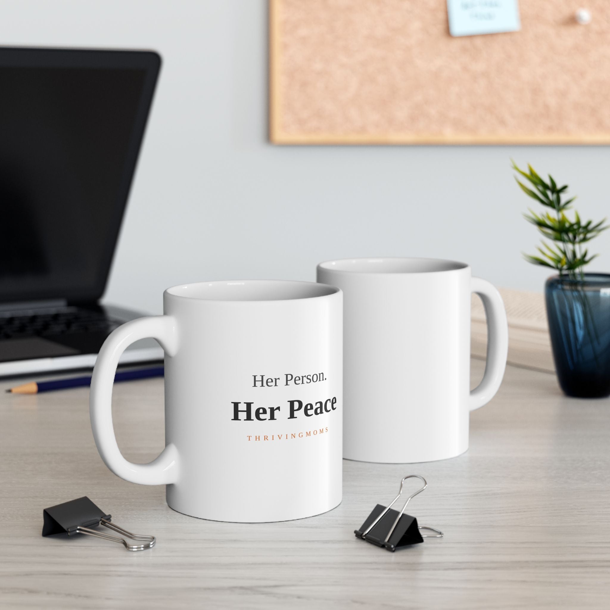 Her Person. Her Peace — Mug