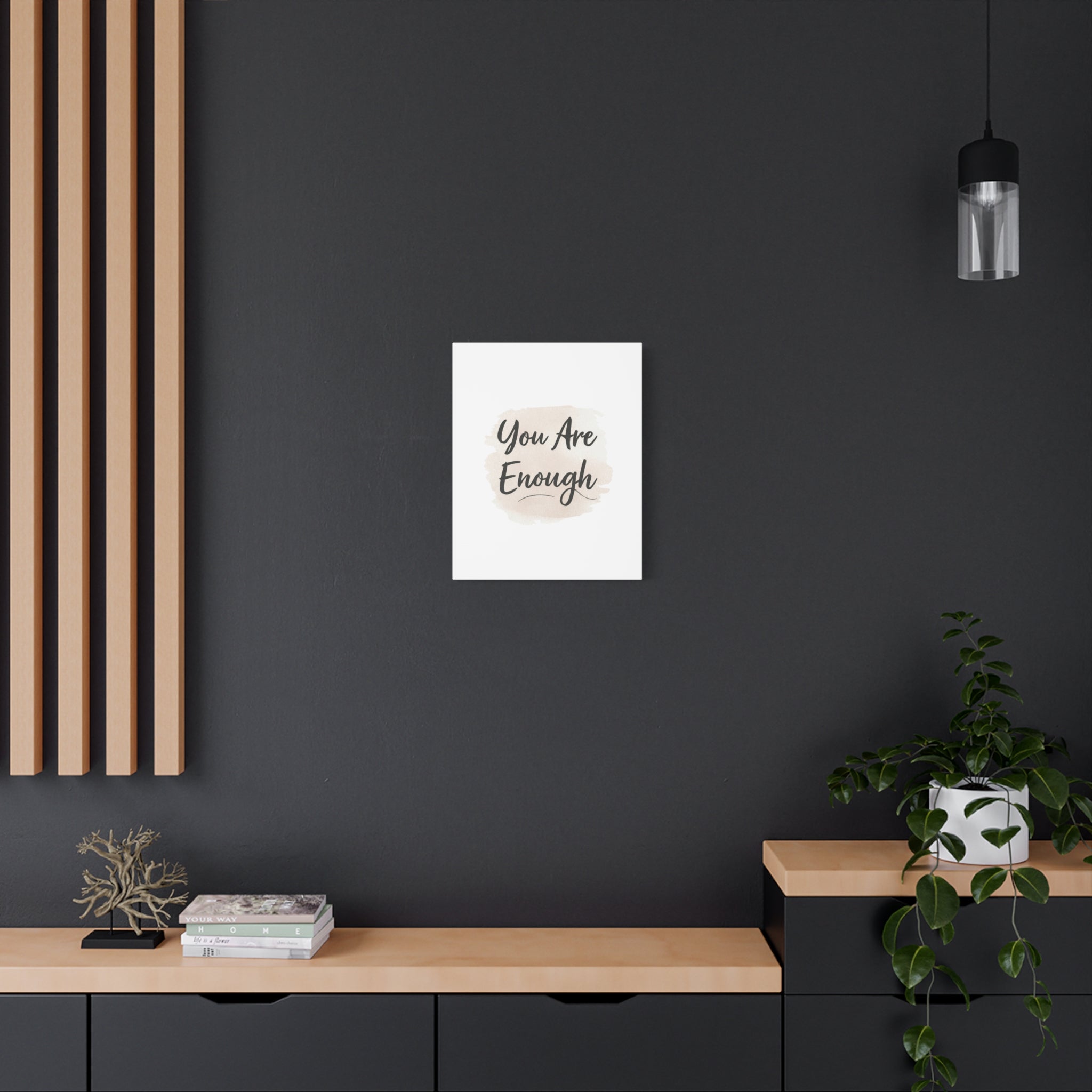 You Are Enough (Watercolor) — Wall Art