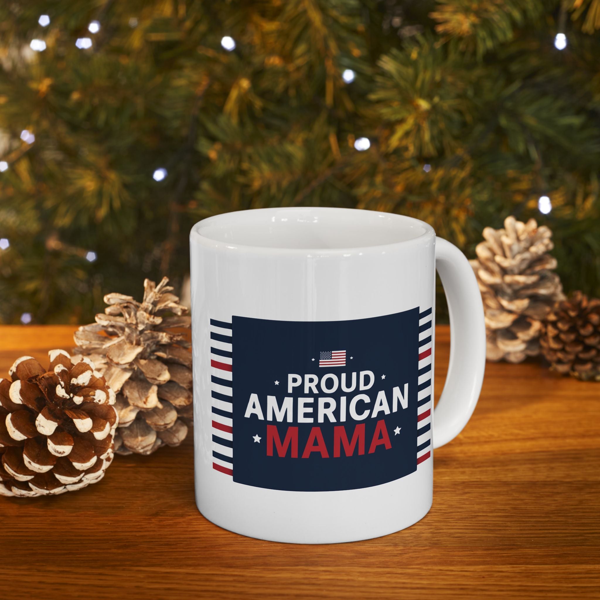 Proud American Mom — Mug