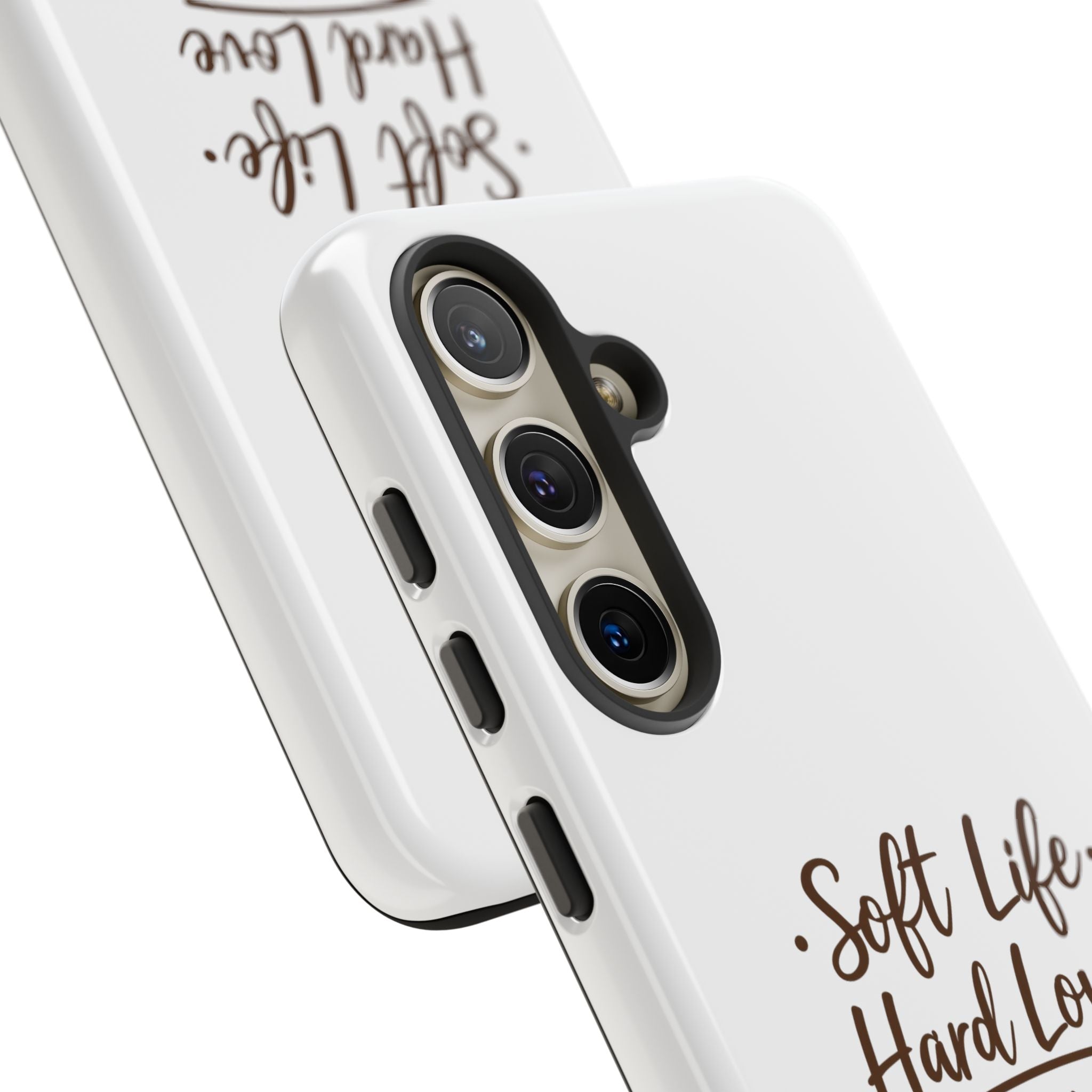 Soft Life Hard Love phone case - phone case - empowering mom gift