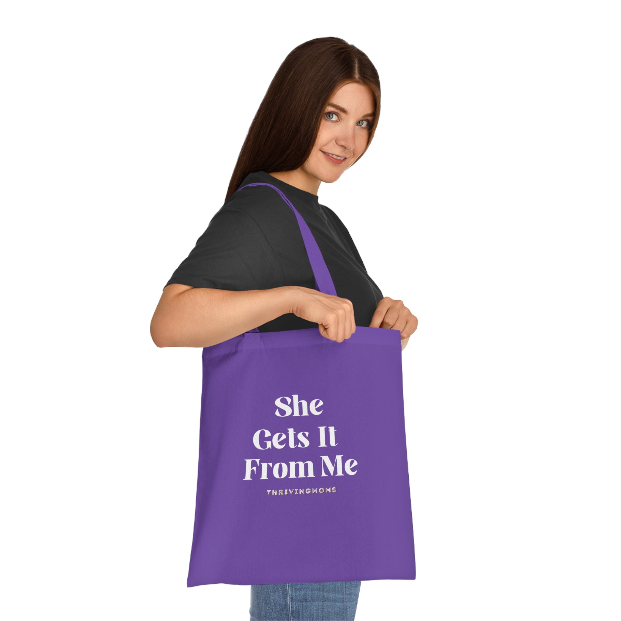 She Gets It From Me — Tote Bag