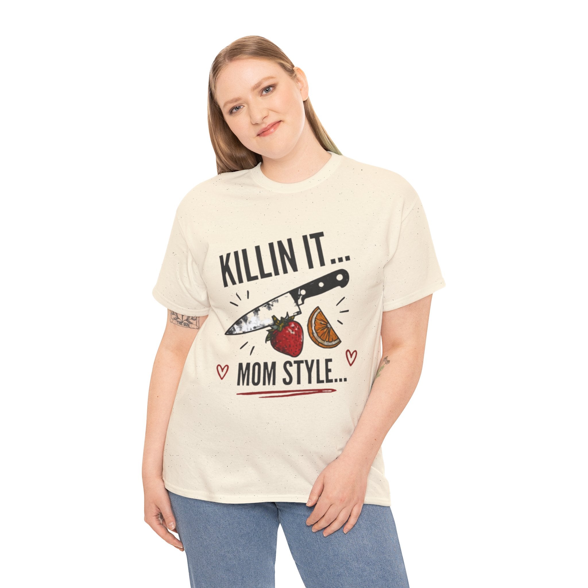 Killin It Mom Style t-shirt natural - t-shirt - gift for moms
