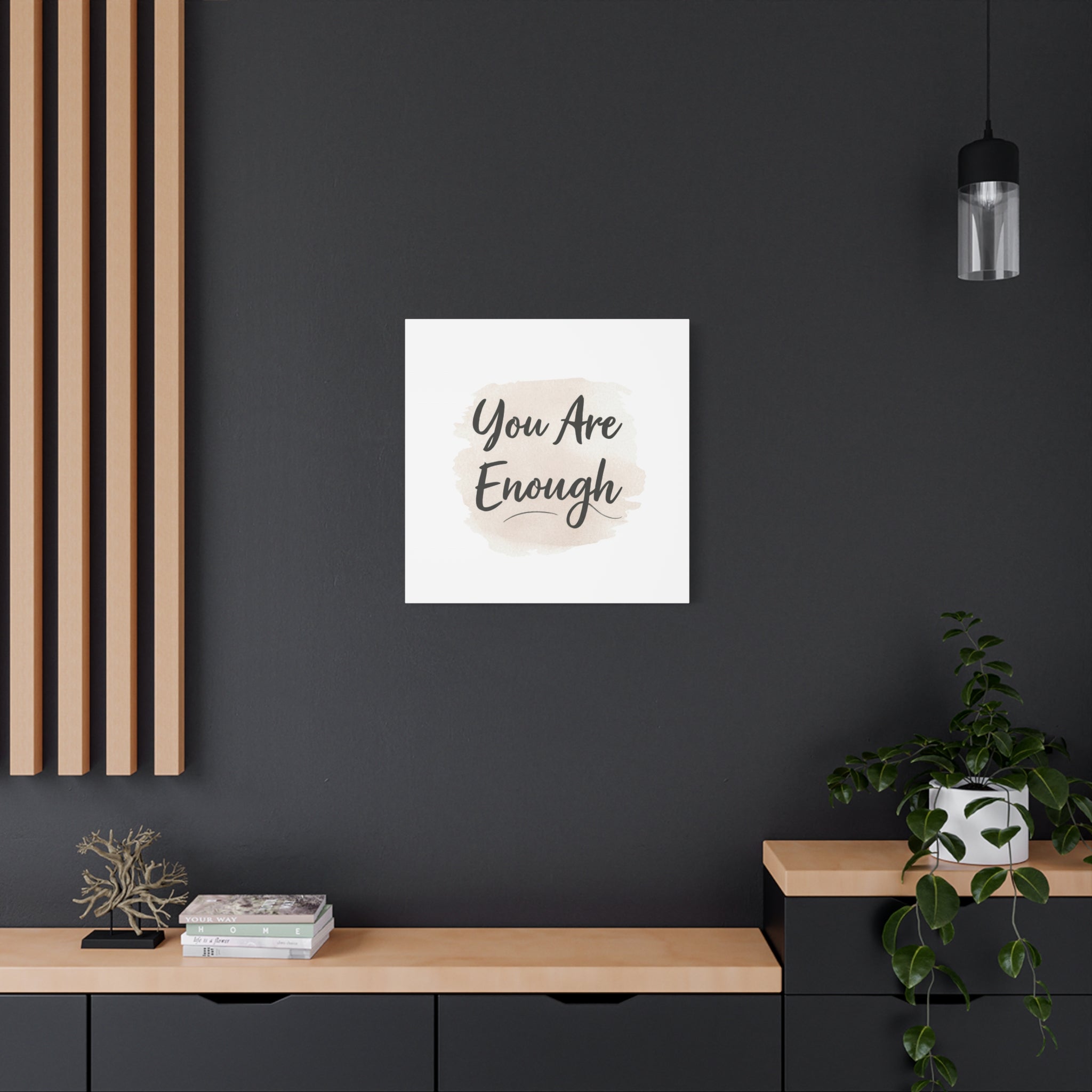 You Are Enough (Watercolor) — Wall Art