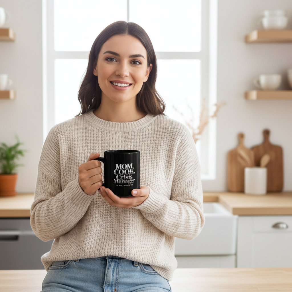 15 oz Mom Kitchen Lifestyle Mockup