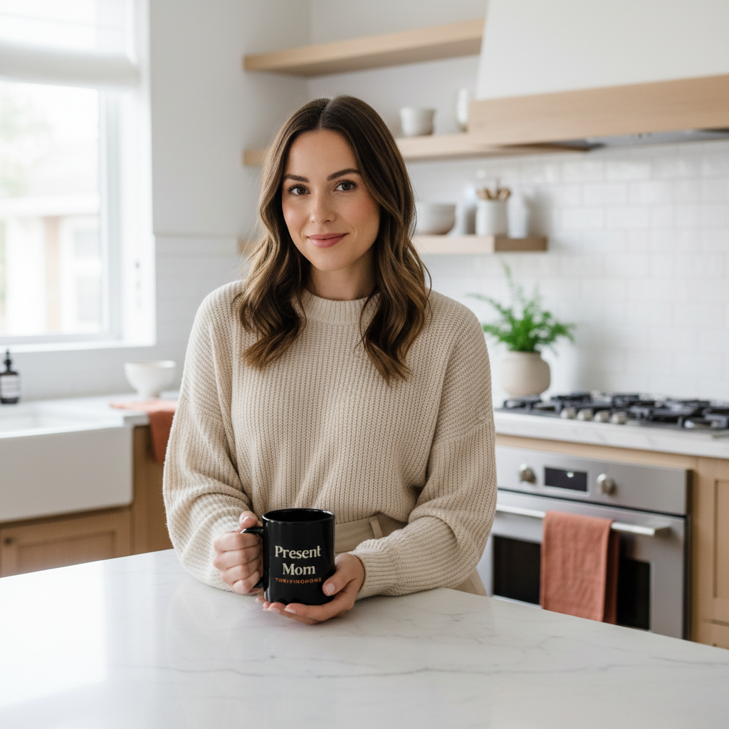 15 oz Present Mom Mug Lifestyle