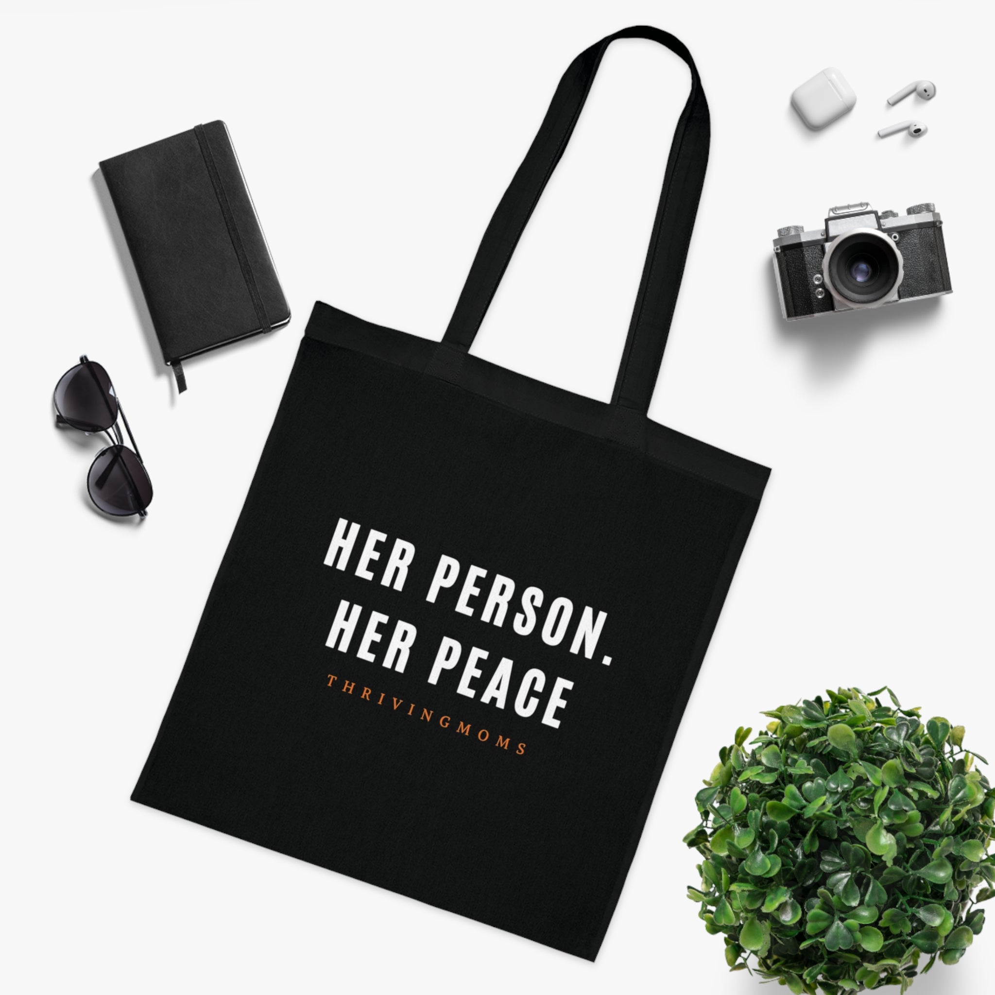 Her Person. Her Peace — Tote Bag