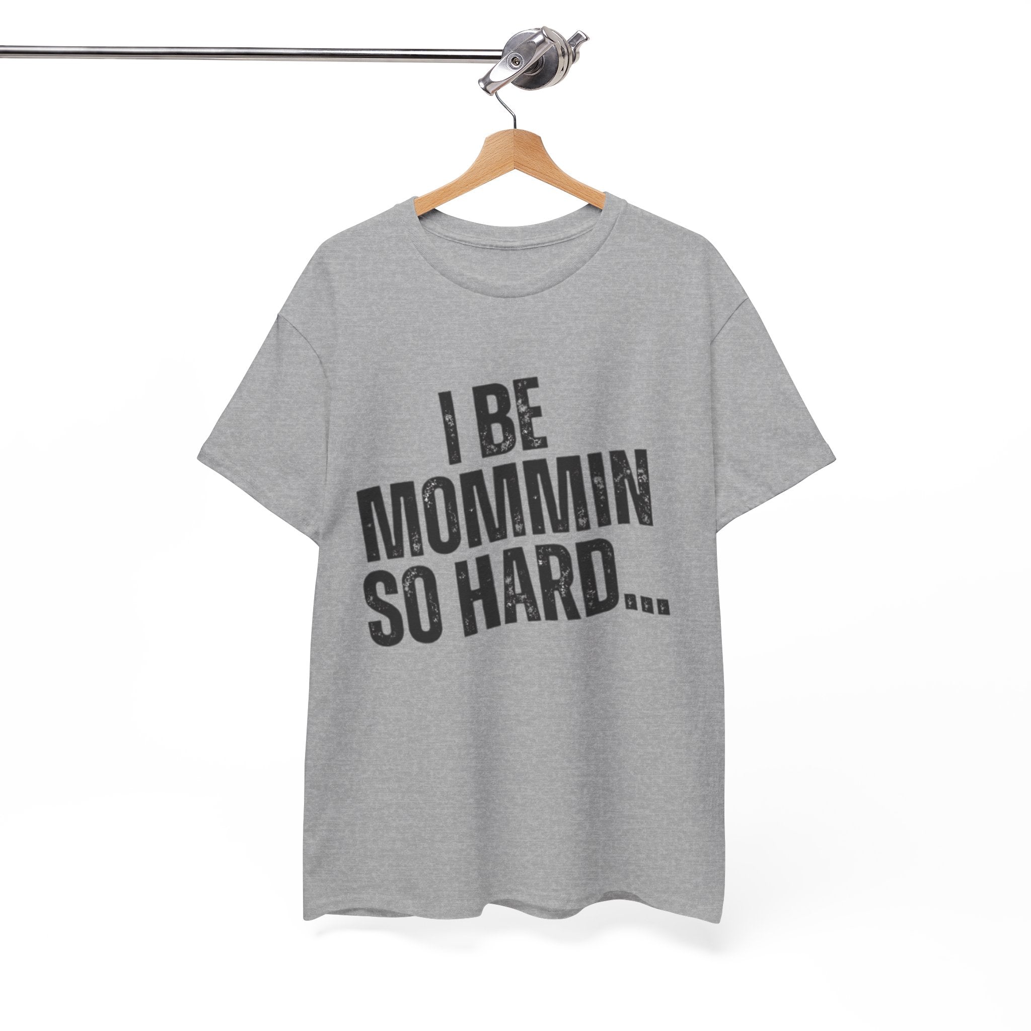 Mommin So Hard t-shirt sport grey - t-shirt - gift for moms