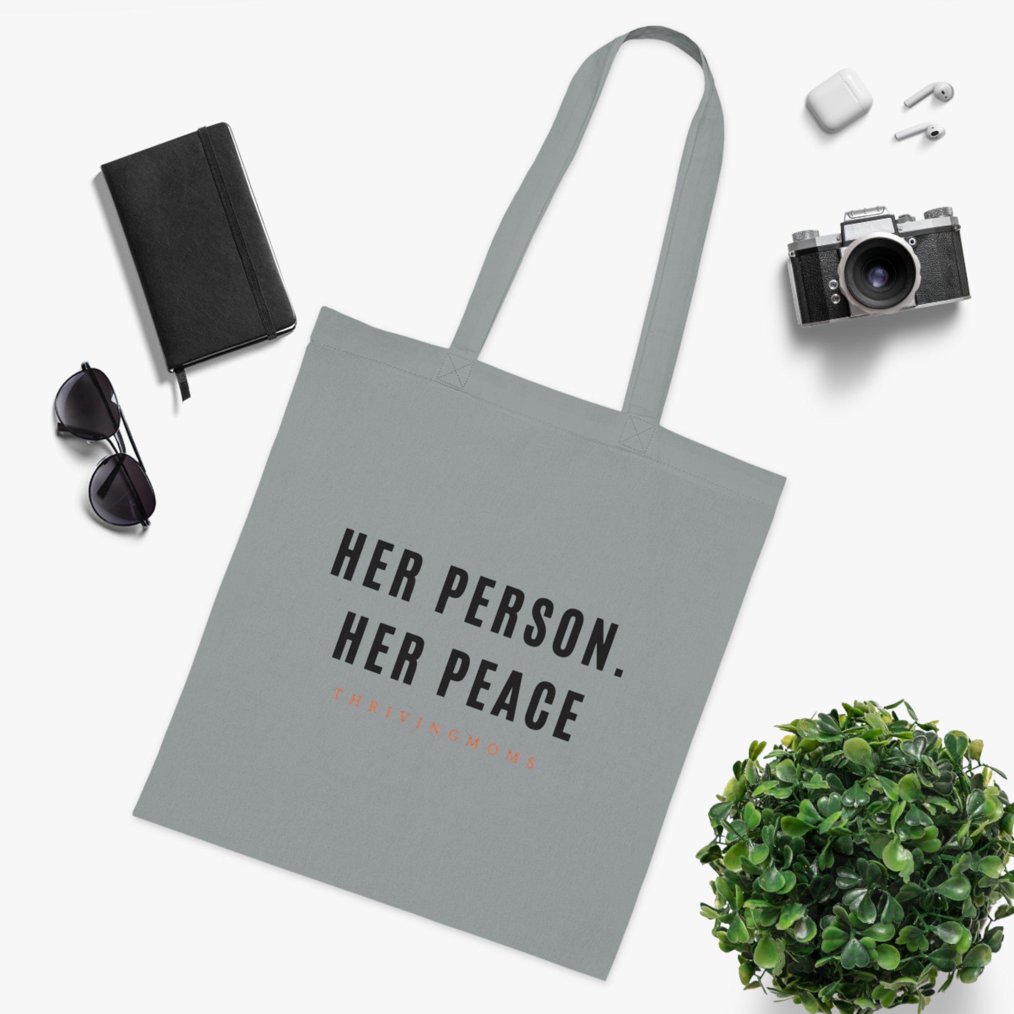 Her Person. Her Peace — Tote Bag