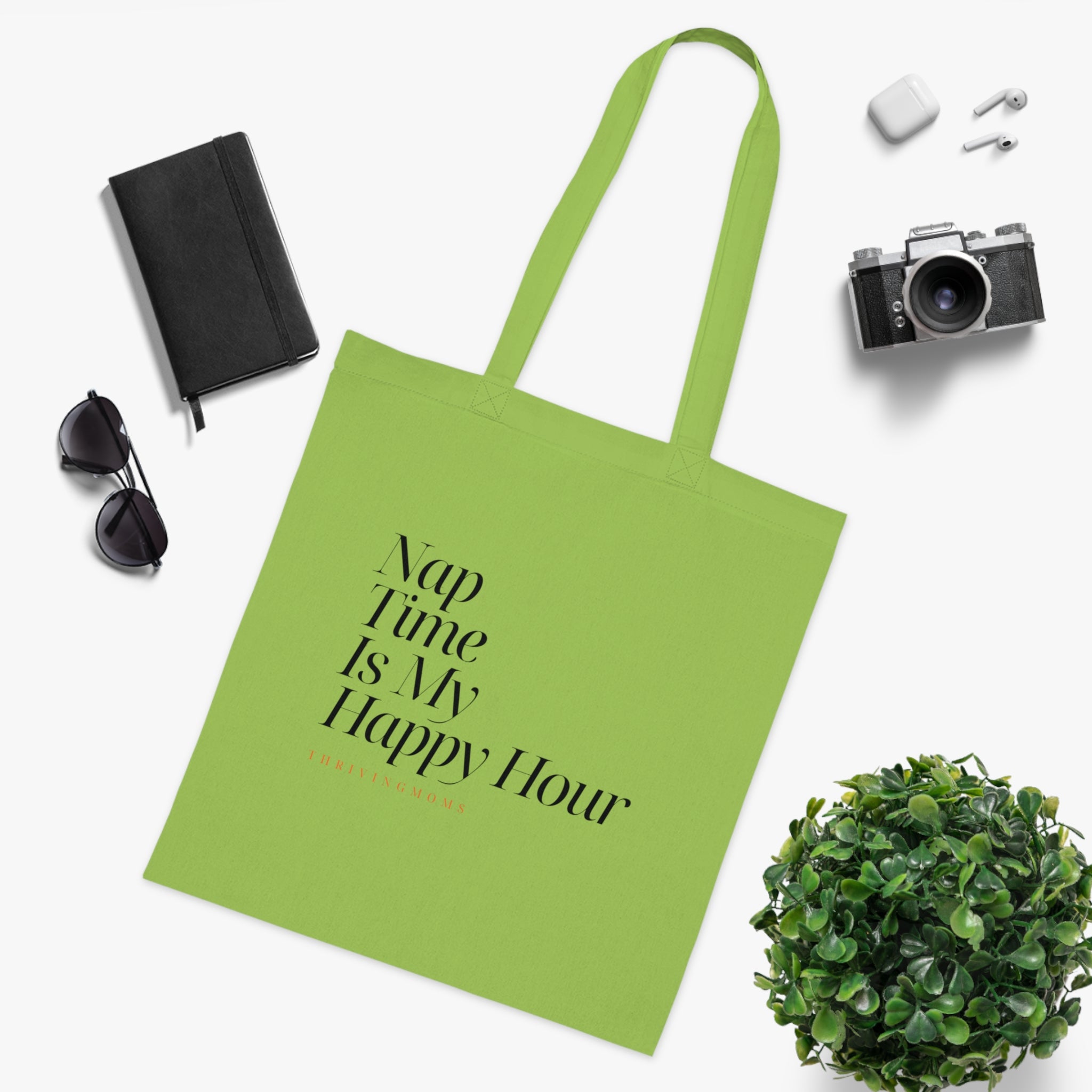 Nap Time Is My Happy Hour — Tote Bag