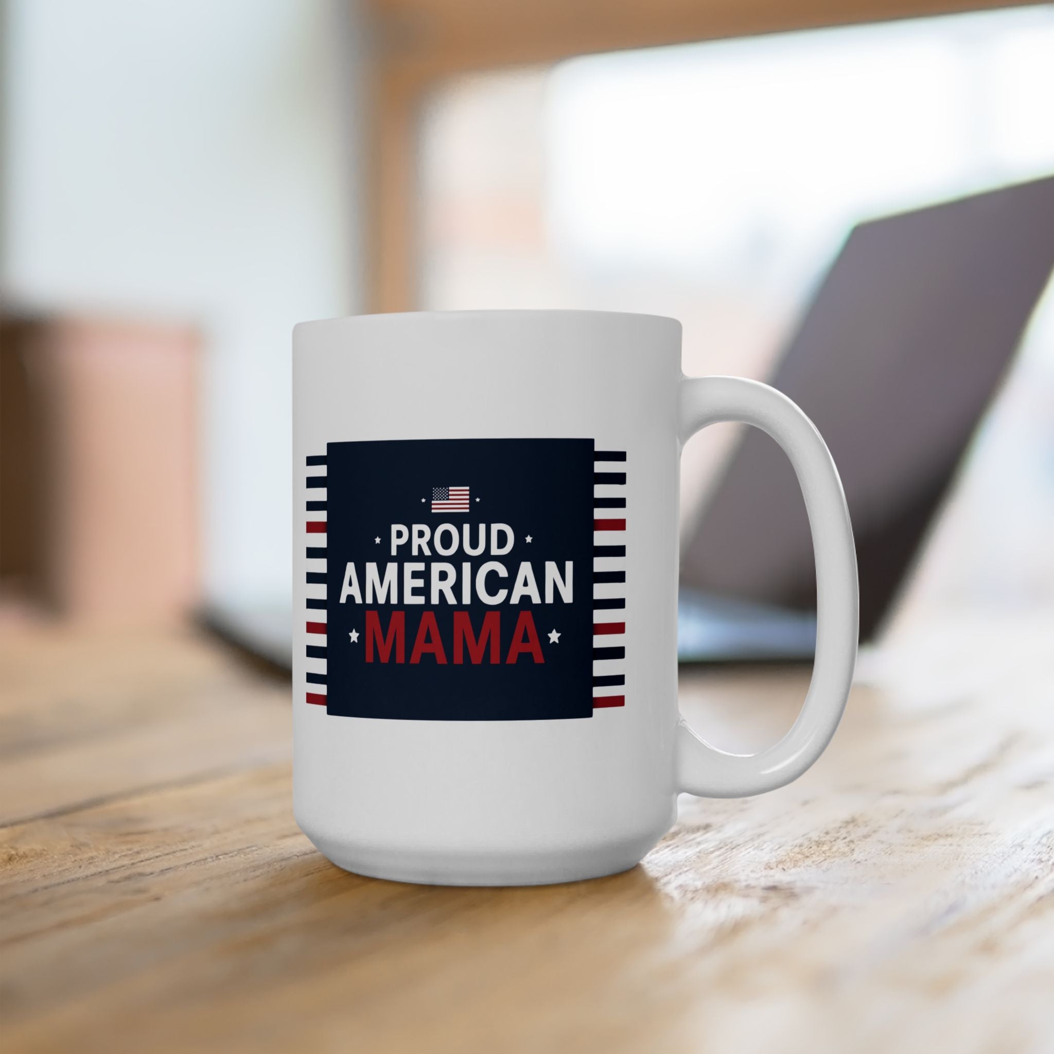 Proud American Mom — Mug