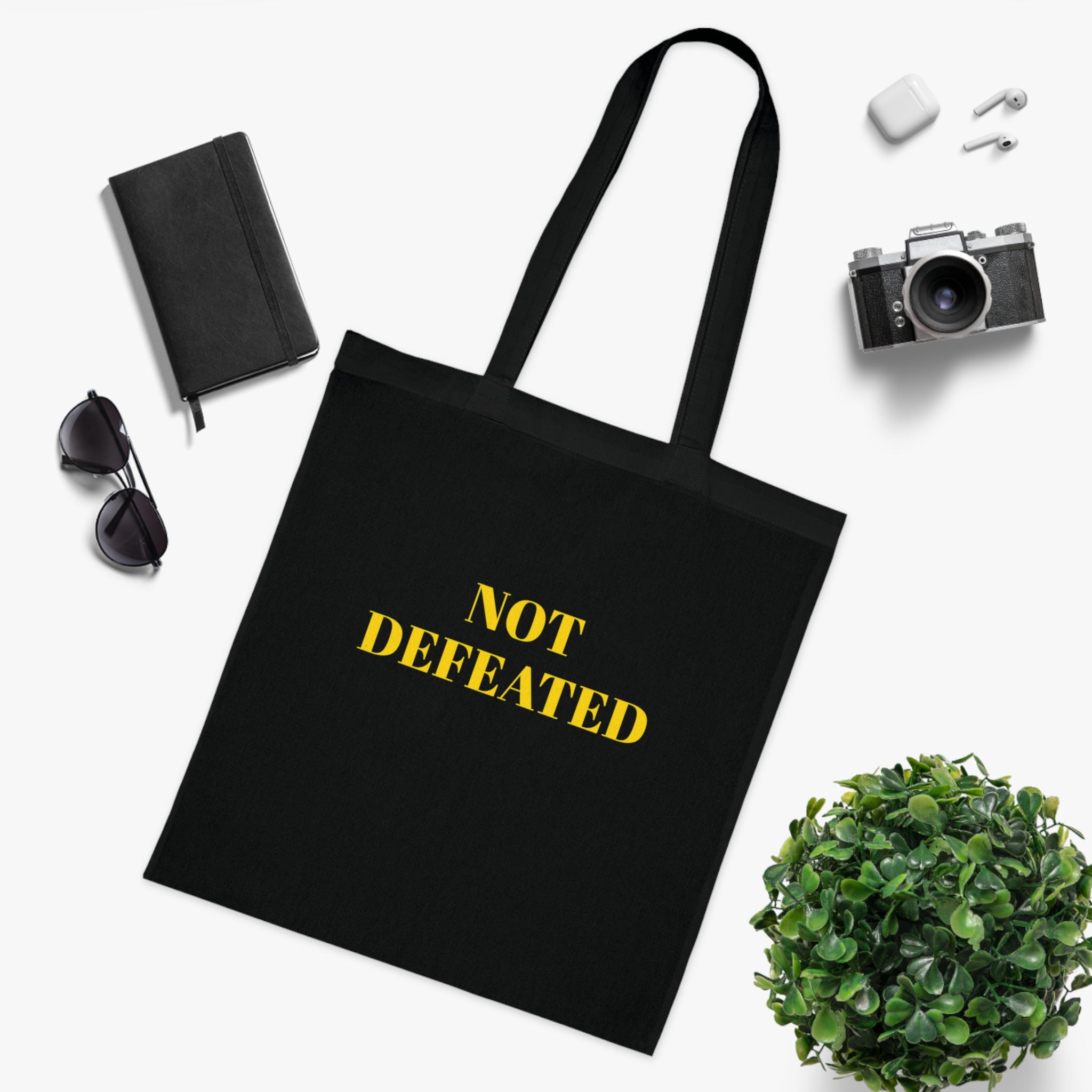 Not Defeated — Tote Bag