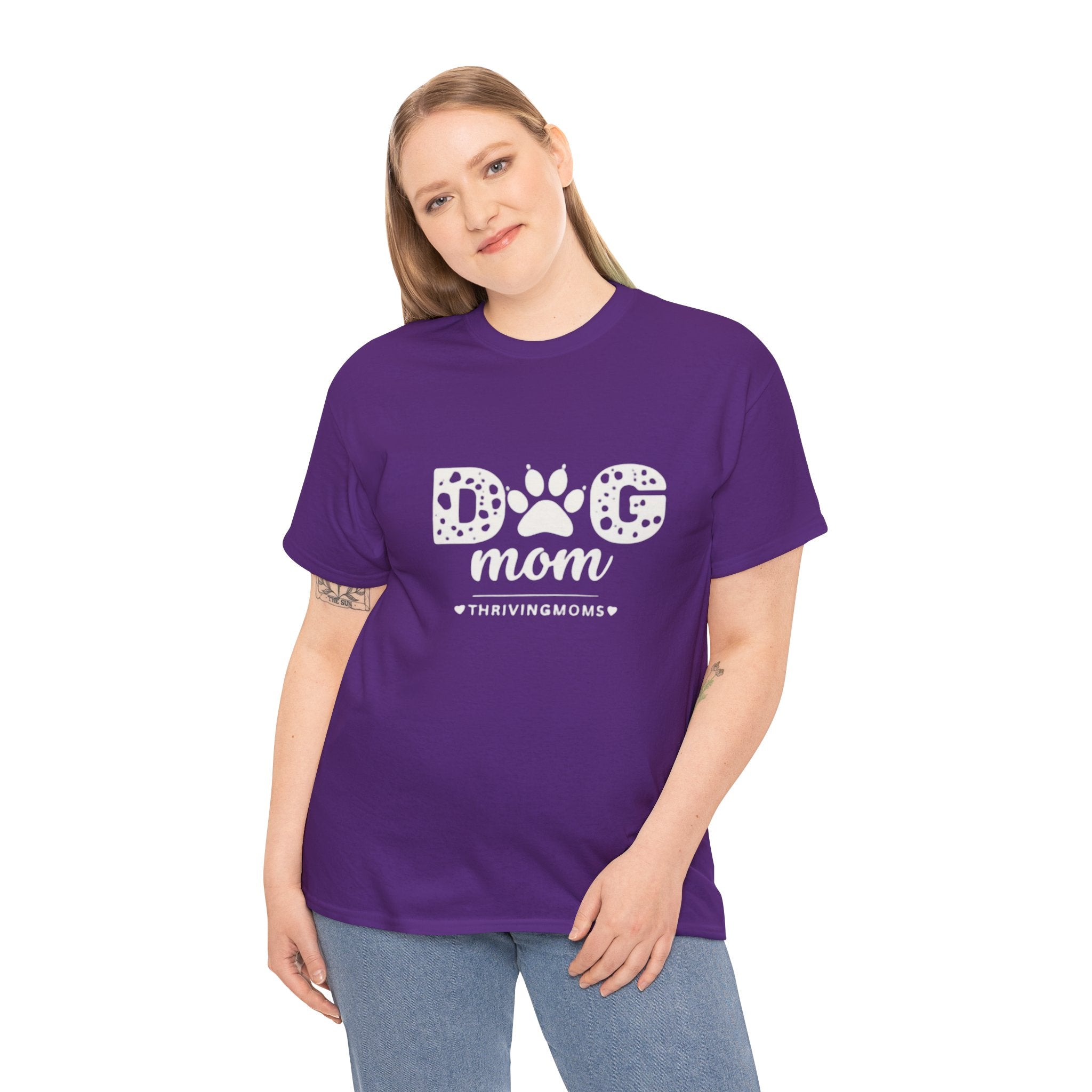 Dog Mom T-Shirt in Purple — because he's not just a pet — ThrivingMoms