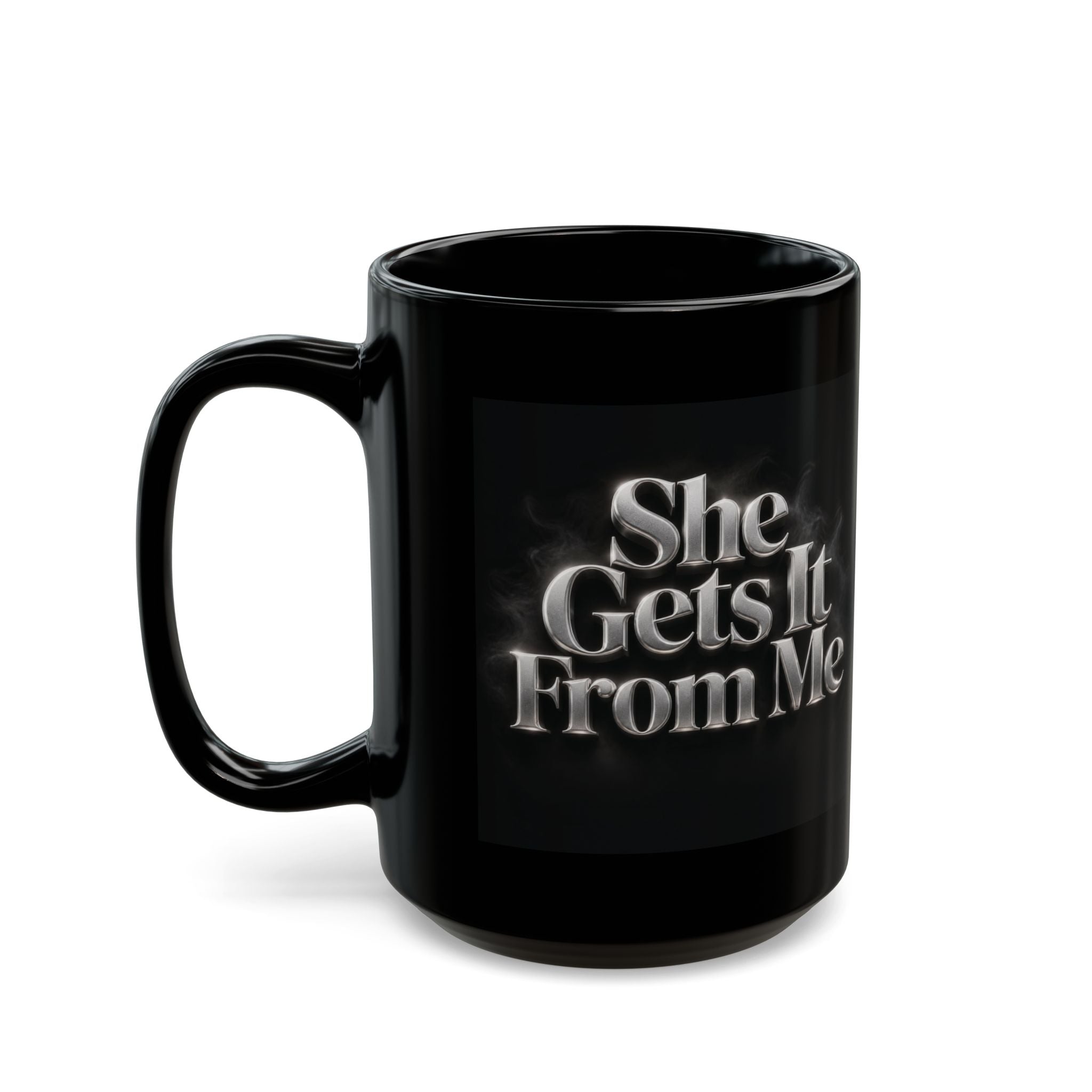 Blame It On Me — Black Coffee Mug