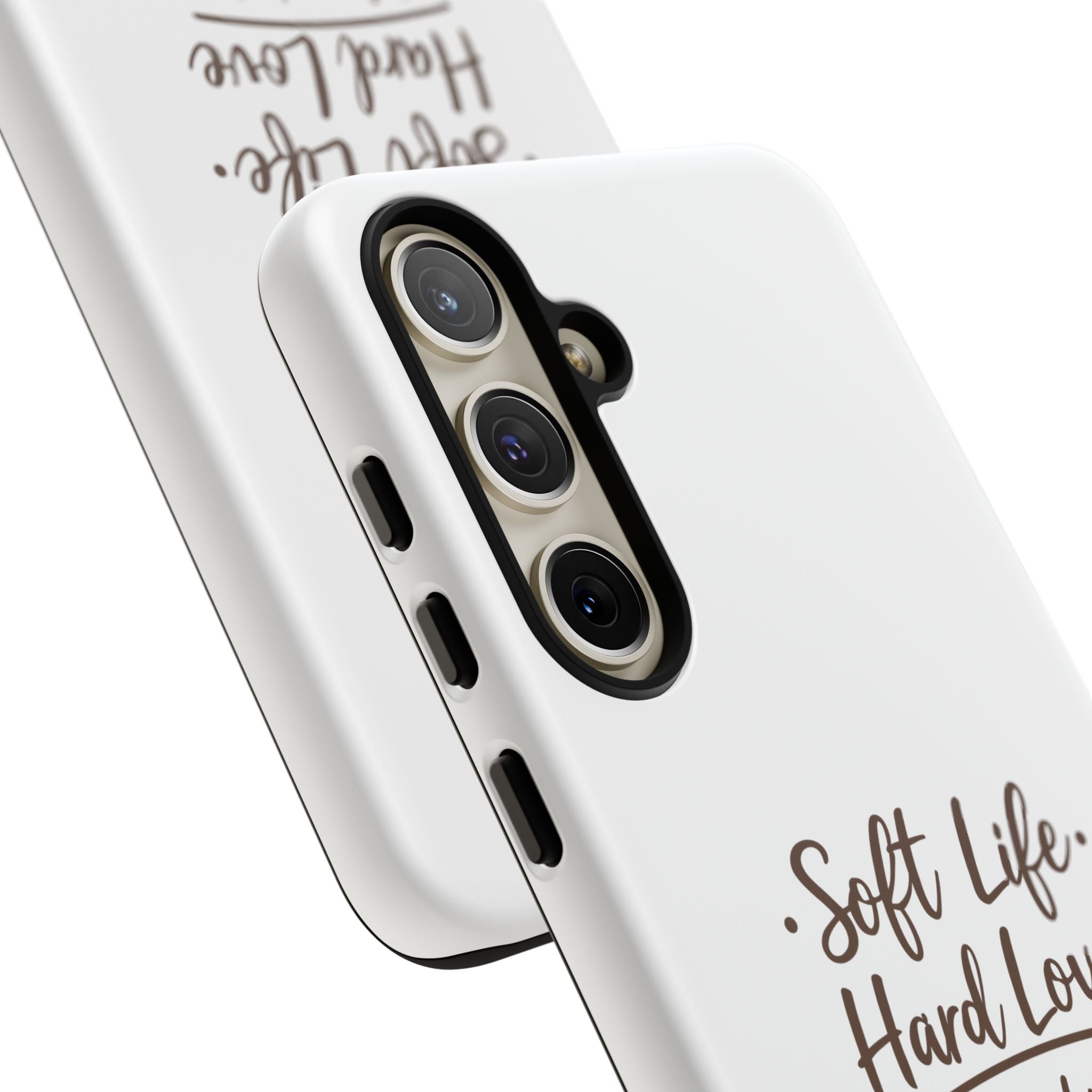 Soft Life Hard Love phone case - phone case - empowering mom gift