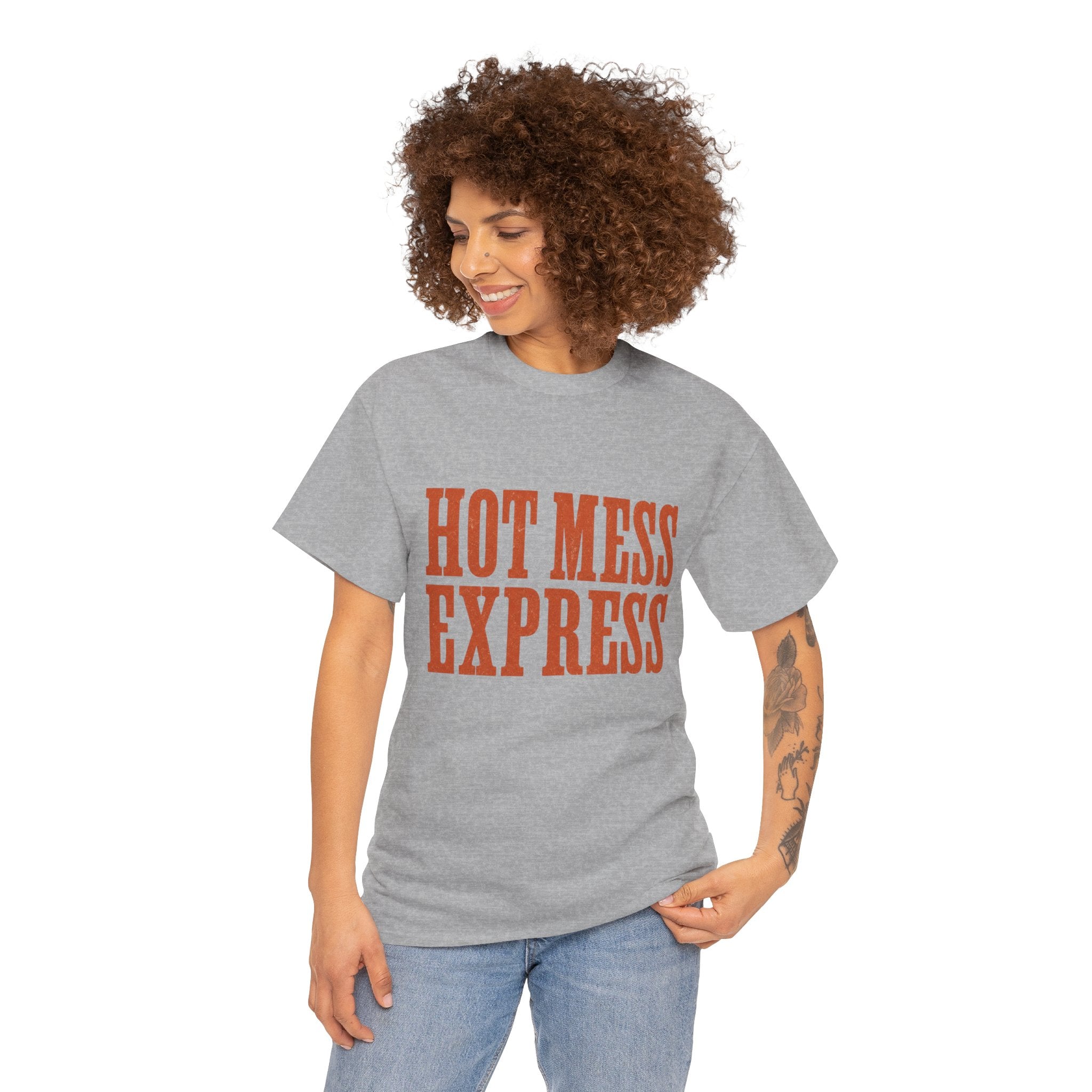 Hot Mess  Express t-shirt sport grey - t-shirt - gift for moms