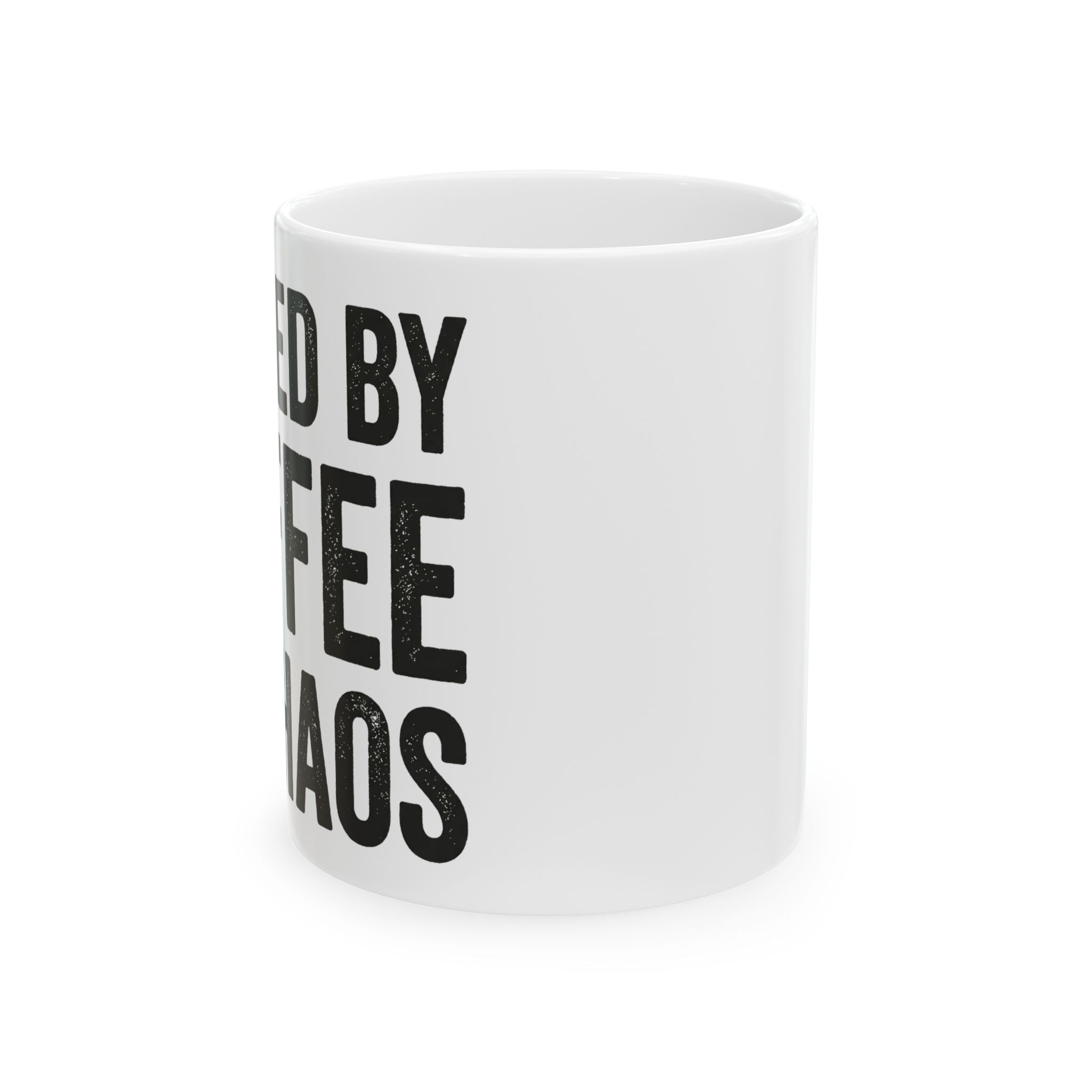 Fueled by Coffee and Chaos ceramic mug - mug - funny mom gift