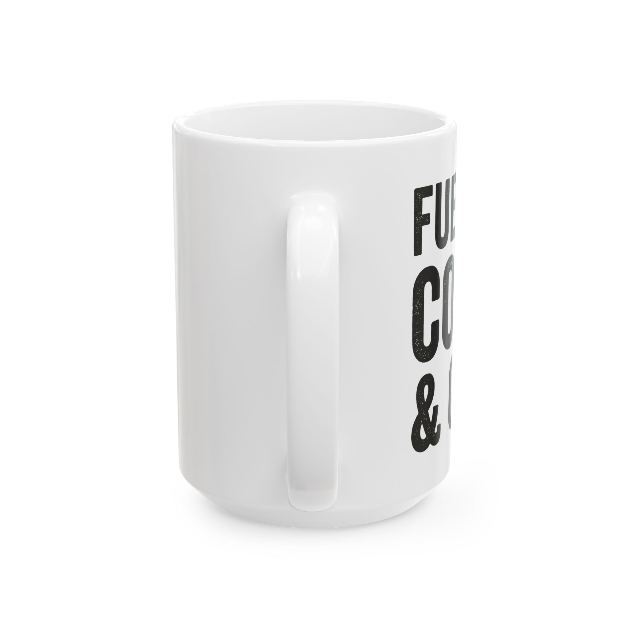 Fueled by Coffee and Chaos ceramic mug - mug - funny mom gift