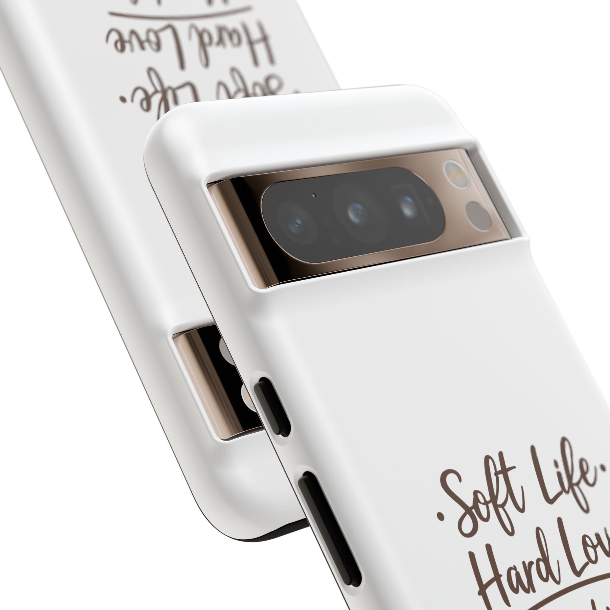 Soft Life Hard Love phone case - phone case - empowering mom gift