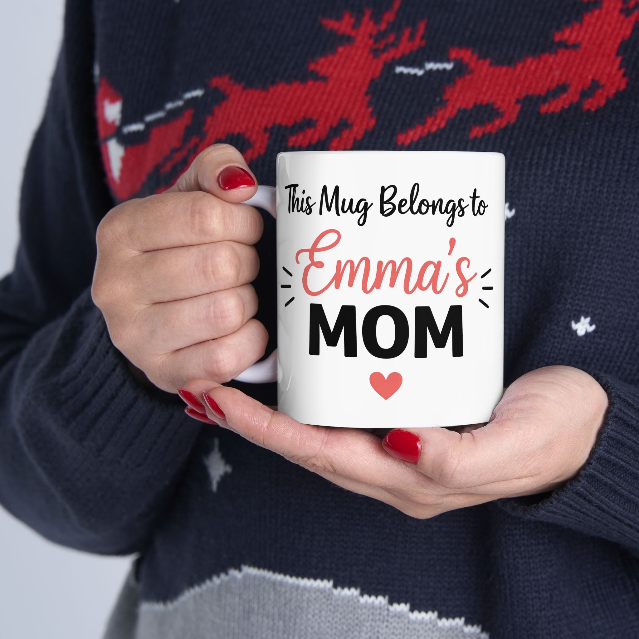 This Mug Belongs to Mama ceramic mug - mug - sweet mom gift