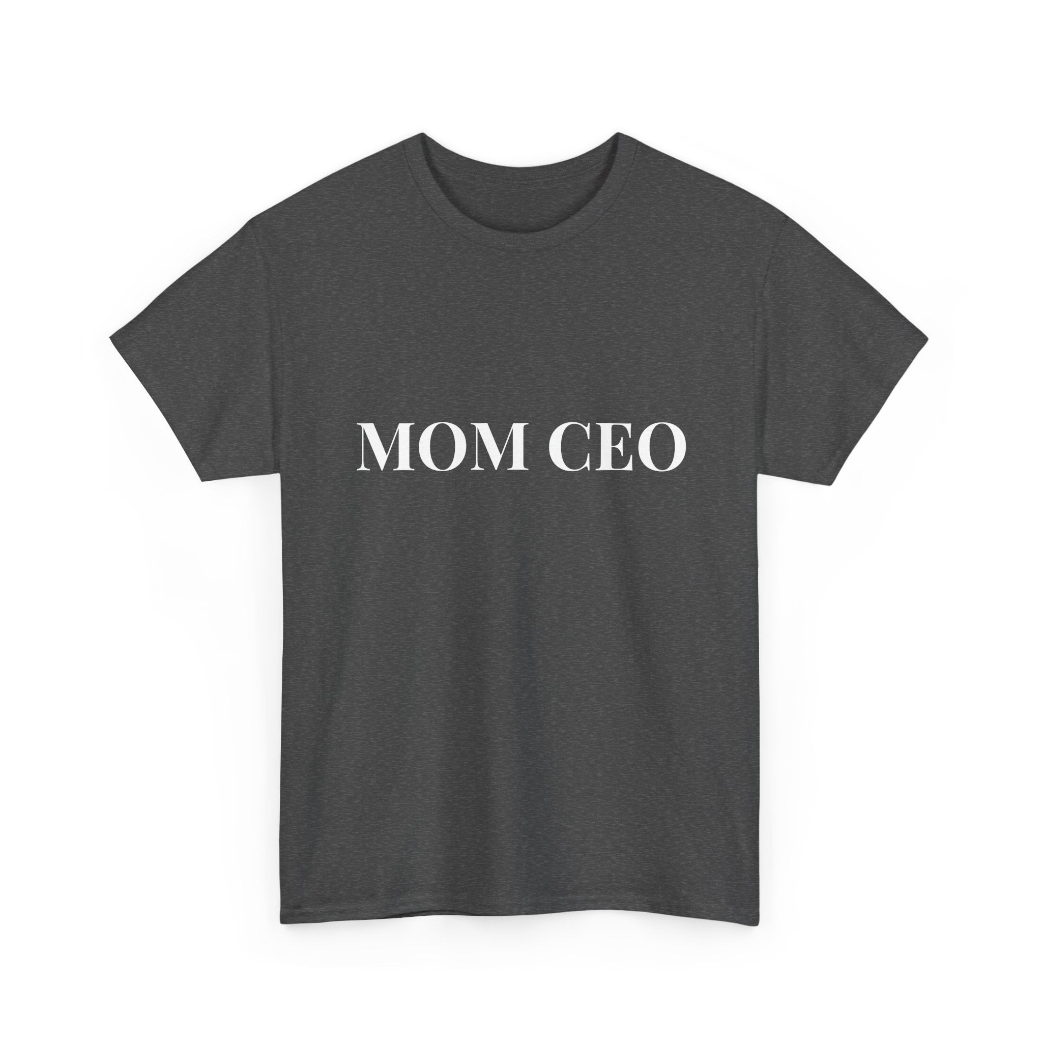 Mom CEO t-shirt dark heather - t-shirt - gift for moms