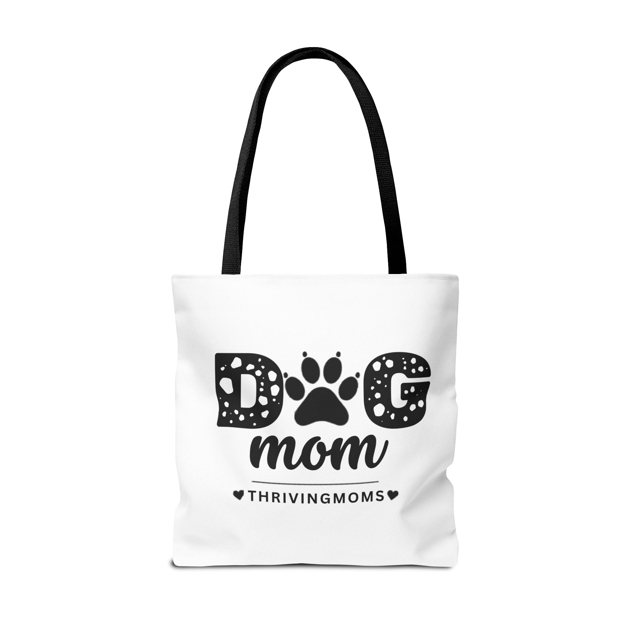 Dog Mom Tote Bag Black — for the mom whose dog goes everywhere with her — ThrivingMoms
