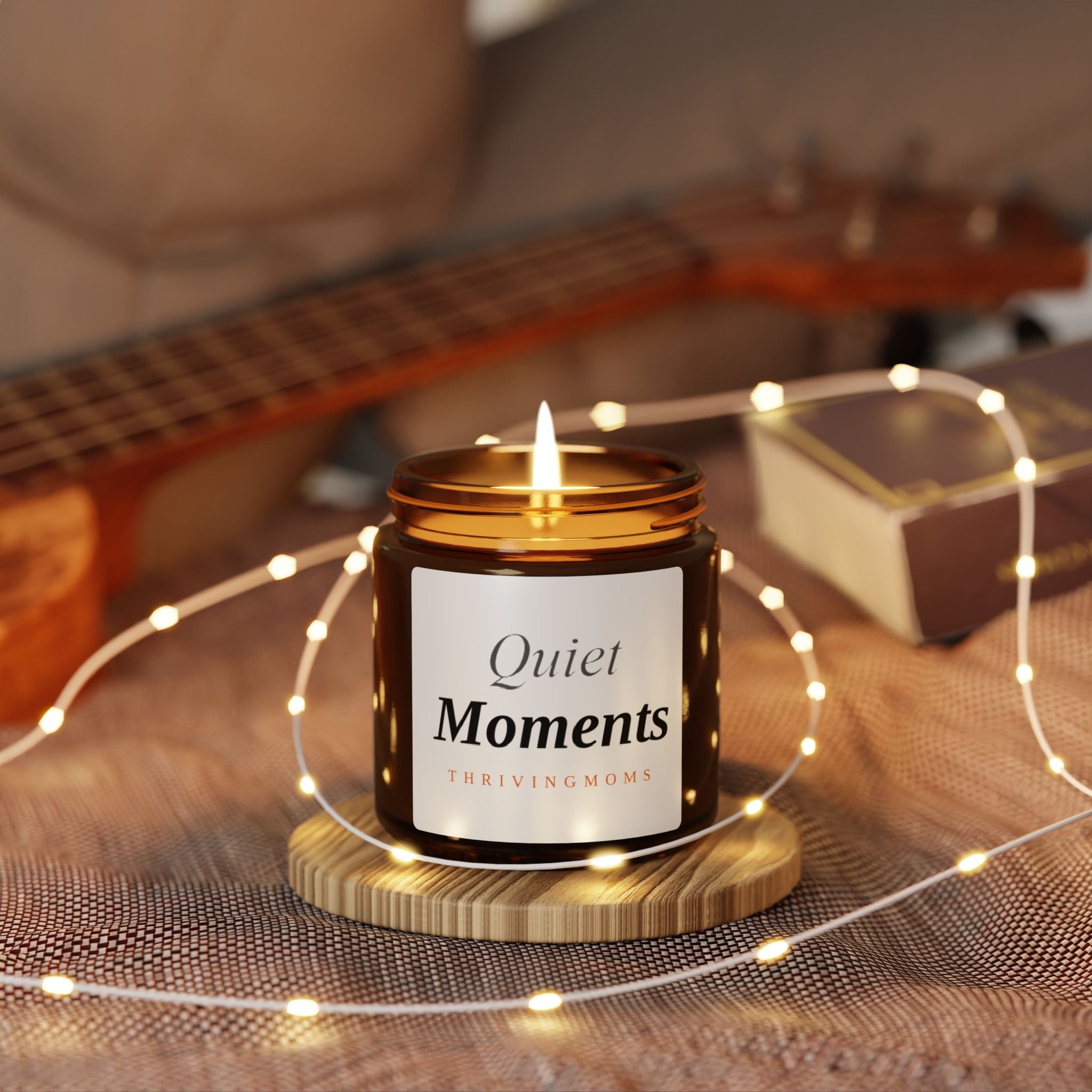 Quiet Moments — Soy Candle Amber Jar