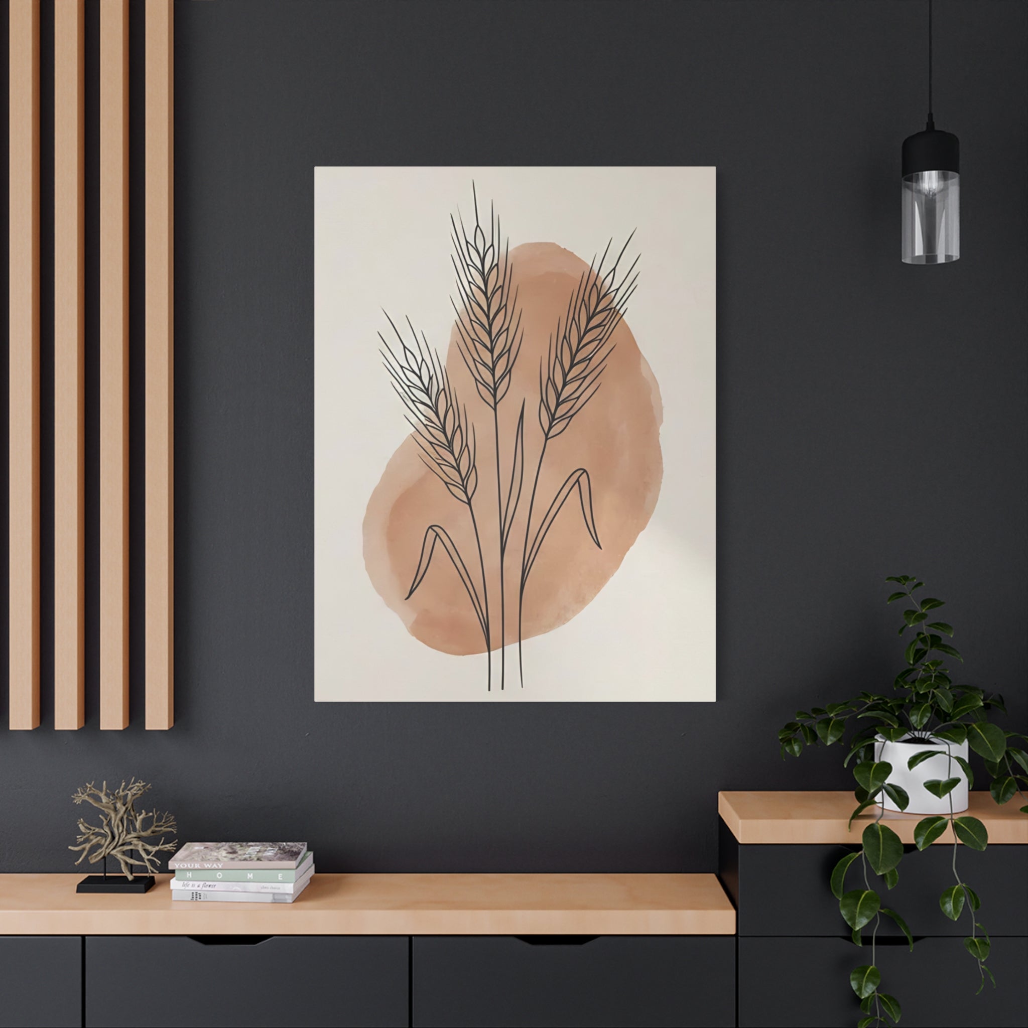 Wheat Stalks Terracotta Art
