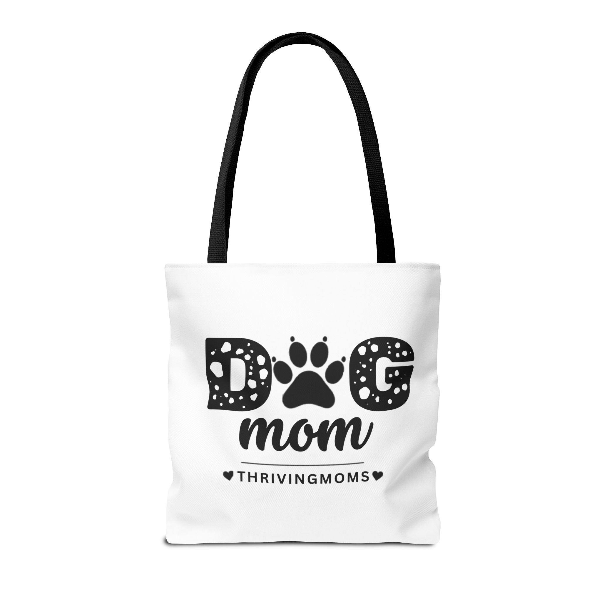 Dog Mom Tote Bag Black — for the mom whose dog goes everywhere with her — ThrivingMoms