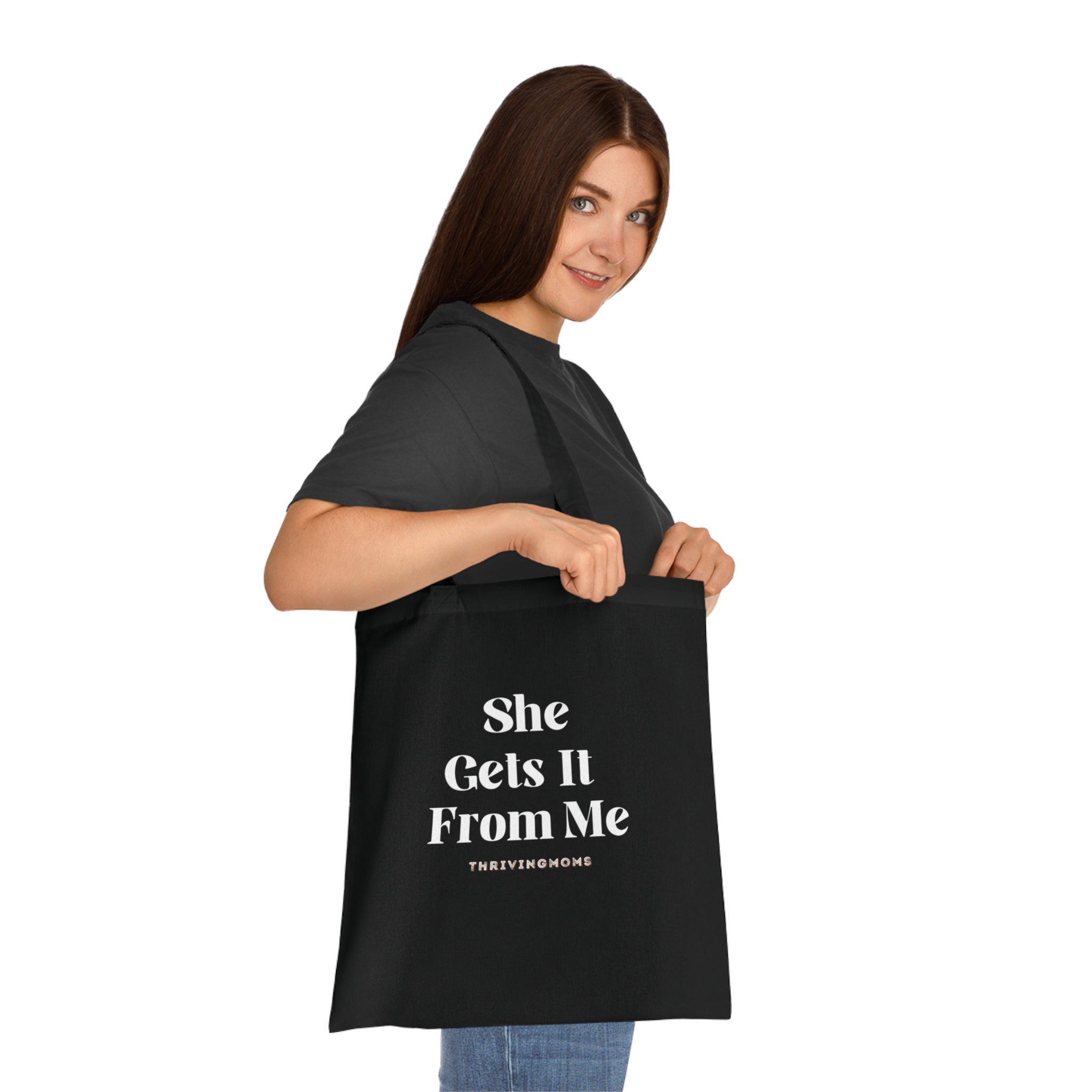 She Gets It From Me — Tote Bag
