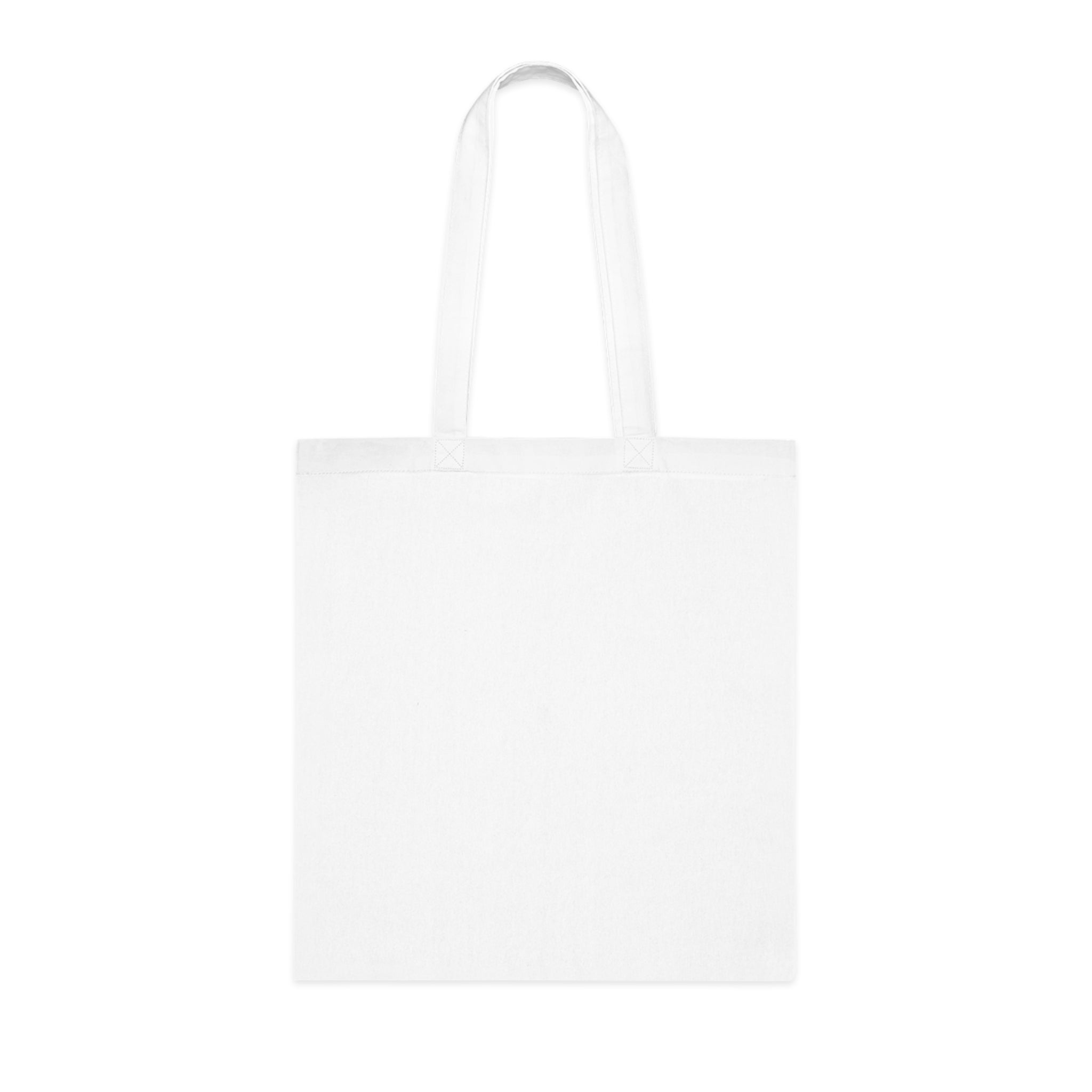 Peace in Mess Tote Bag in White — bold print, double-stitched handles — ThrivingMoms