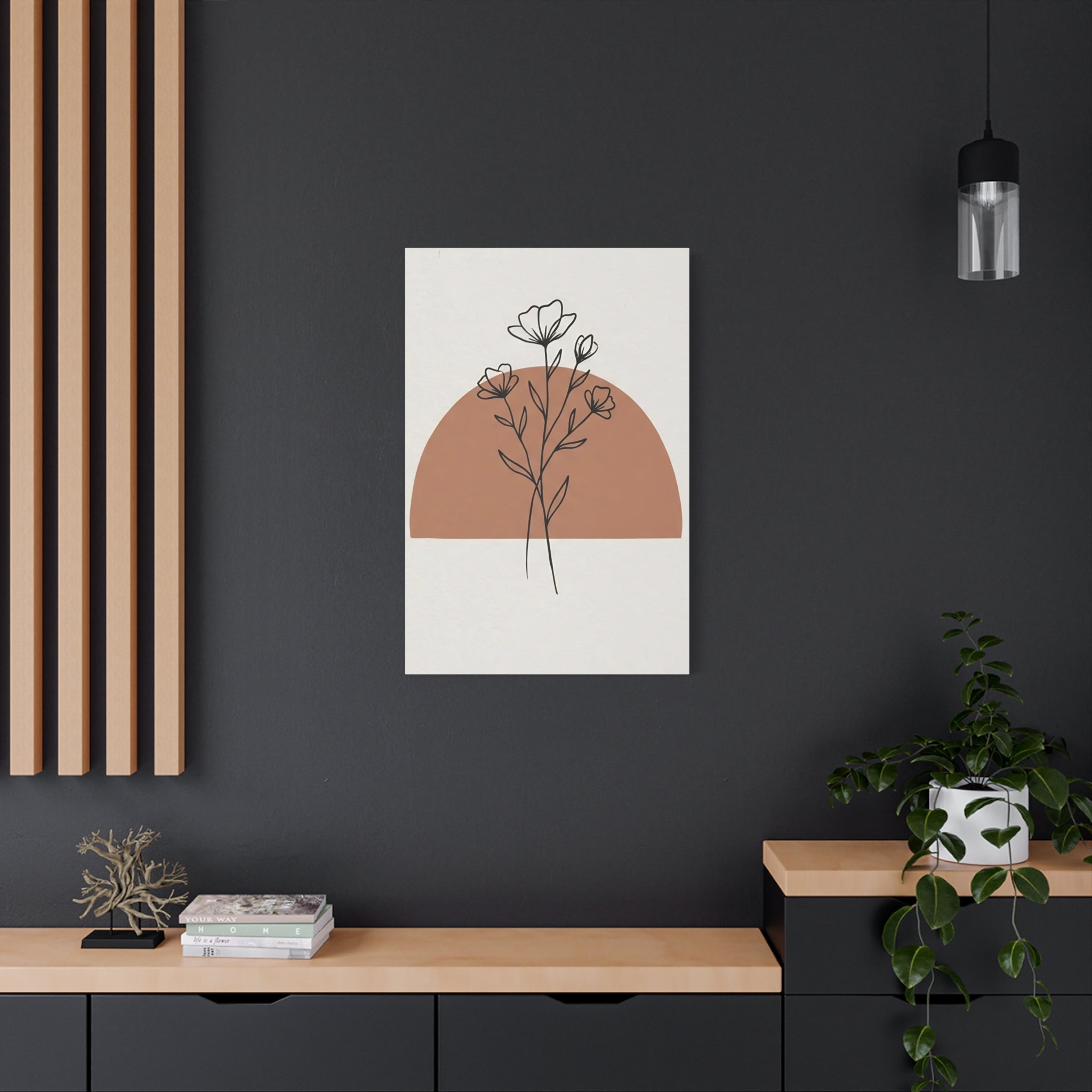 Wildflower Terracotta Minimalist