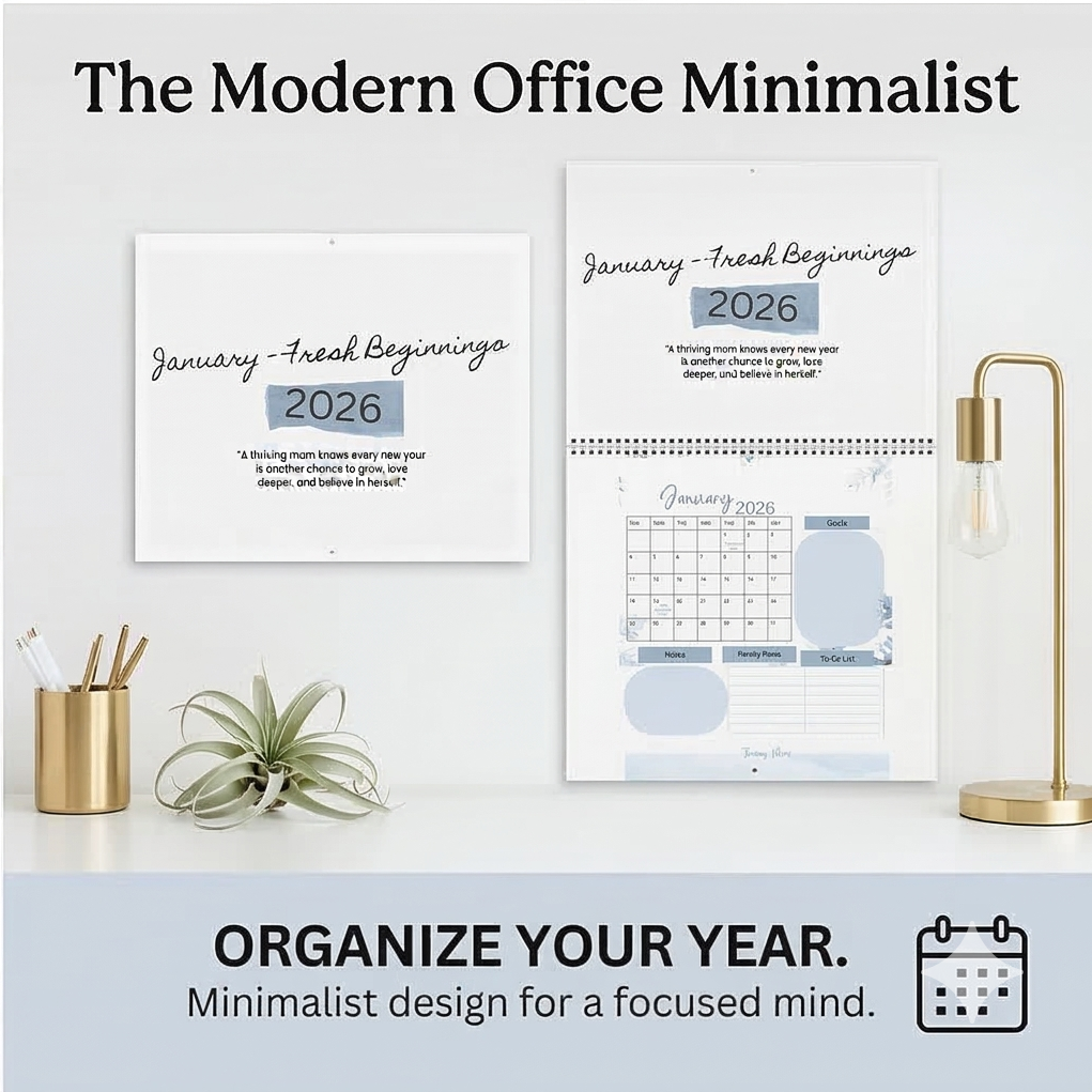 2026 Thriving Moms wall calendar - calendar - family planner for moms