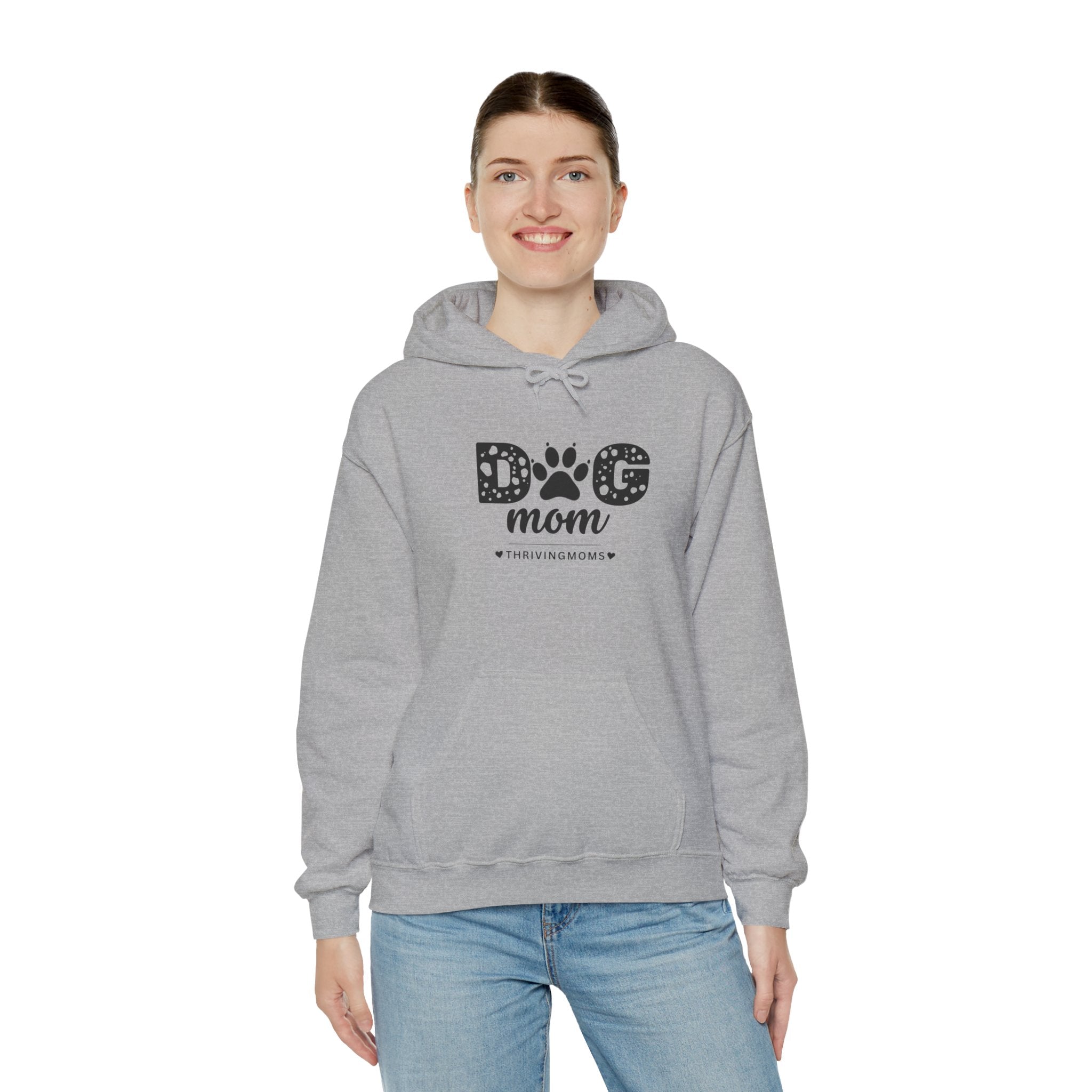 Dog Mom Hoodie in Sport Grey — soft, cozy, and completely hers — ThrivingMoms
