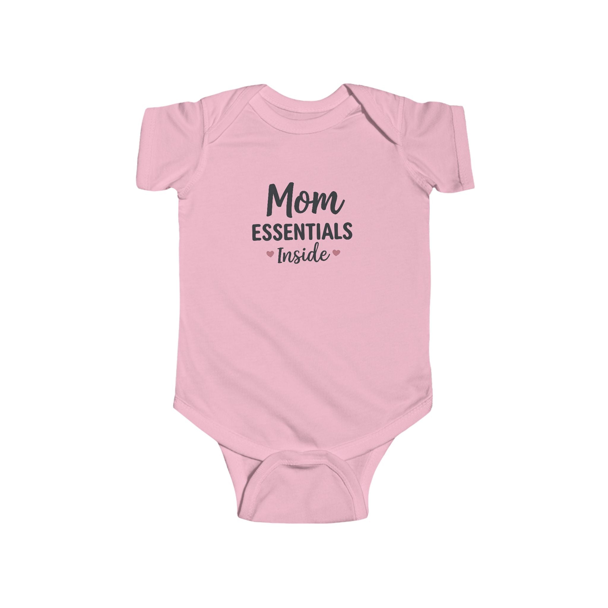Mom Essentials Inside baby bodysuit pink - bodysuit - funny new mom gift