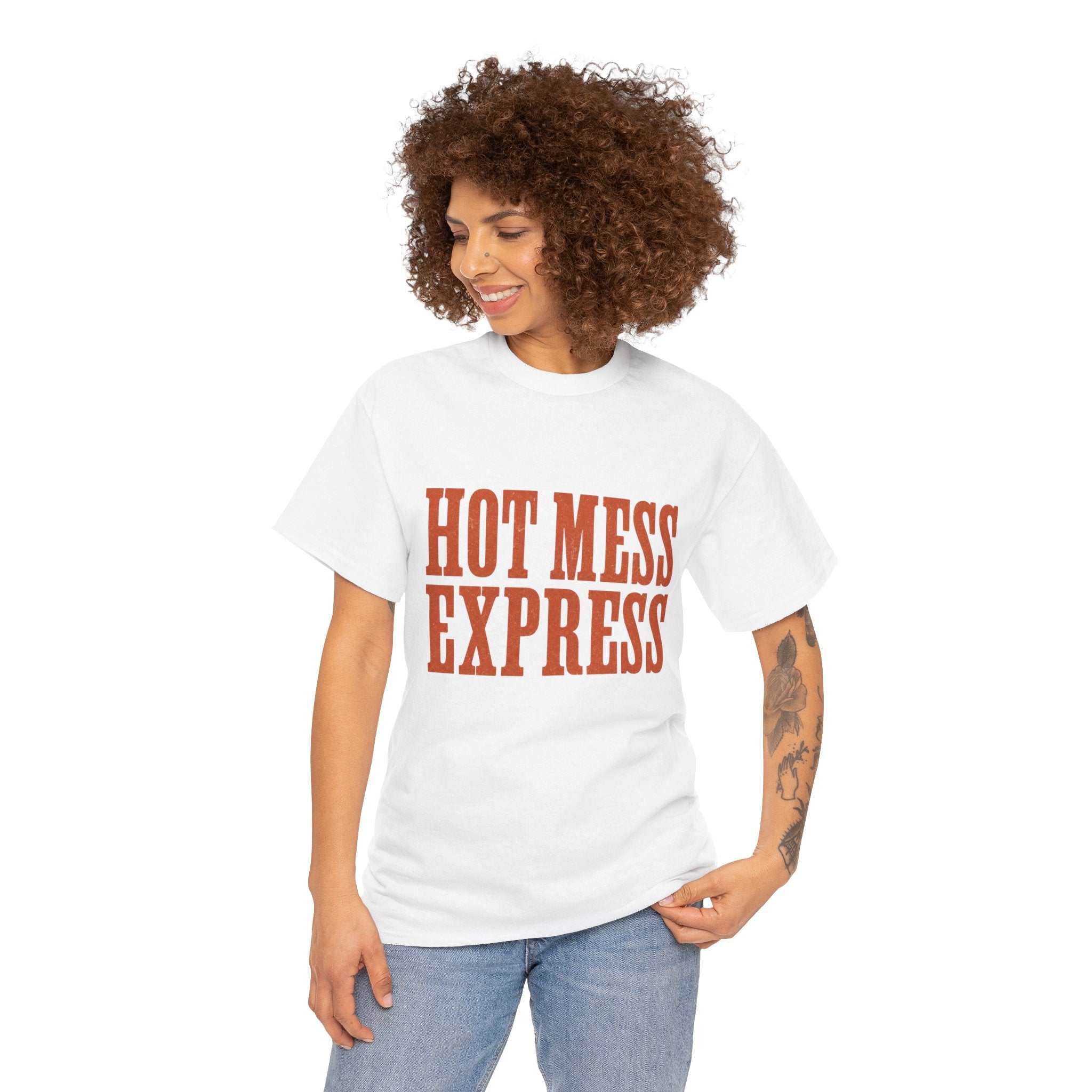 Hot Mess  Express t-shirt white - t-shirt - gift for moms