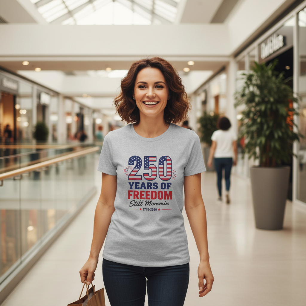 250 Years of Freedom – Sport Grey Lifestyle Mockup